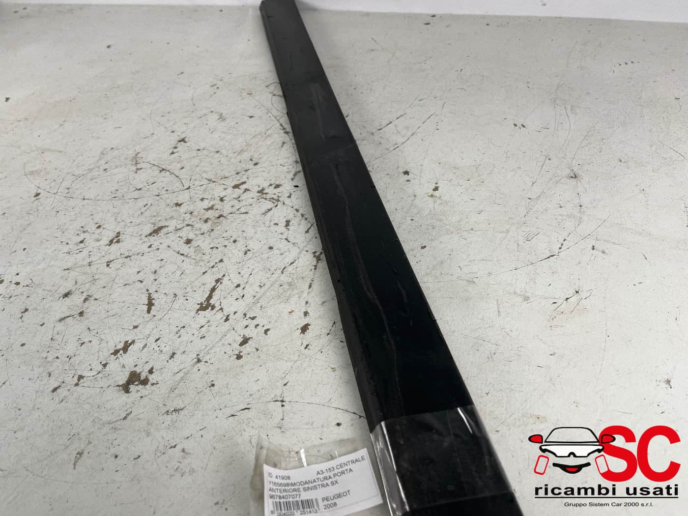 Modanatura Porta Anteriore Sinistra Peugeot 2008 9678407077 - 41908 Modanatura Porta Anteriore Sinistra Peugeot 2008 9678407077 - 41908