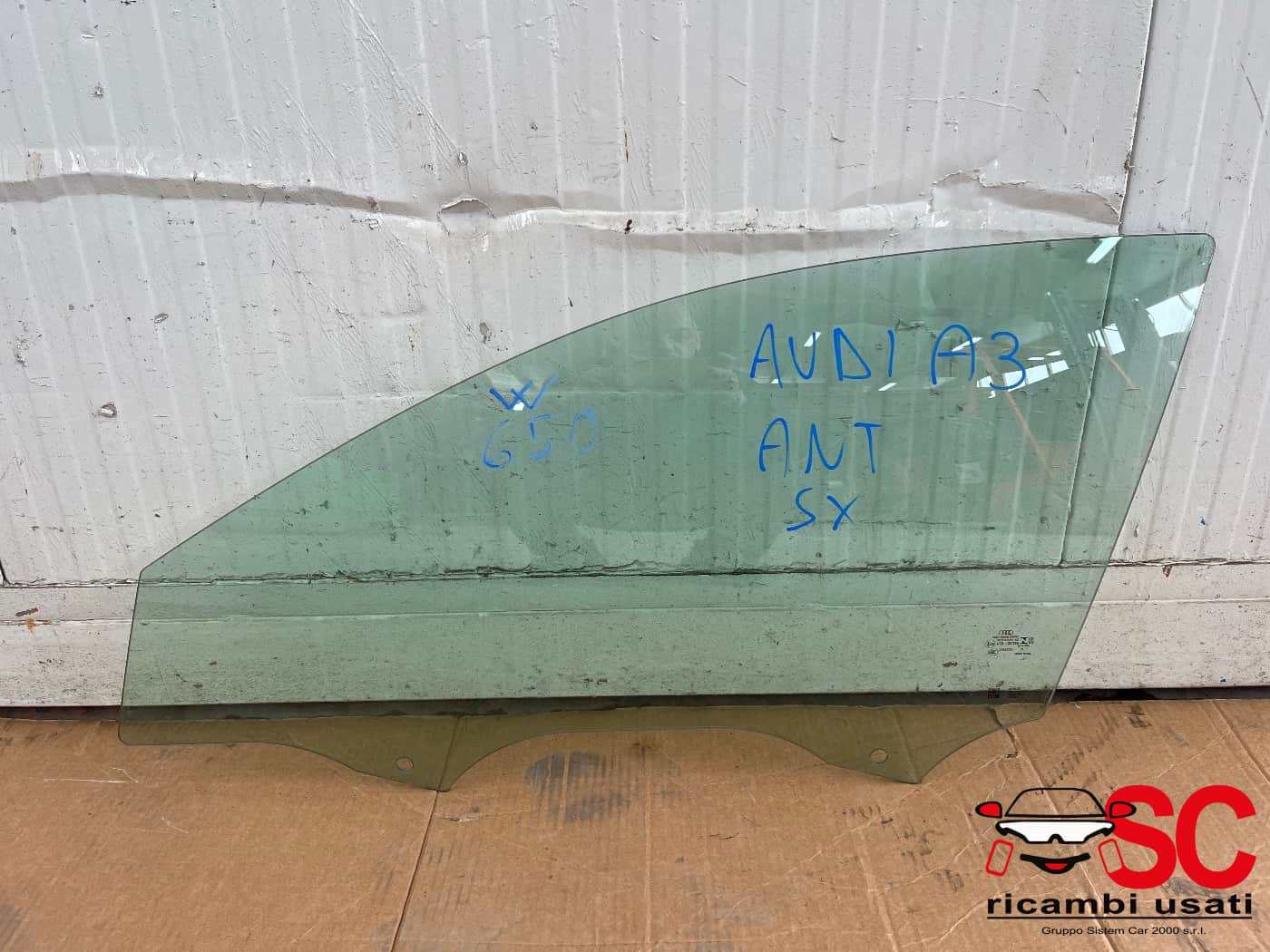 Vetro Scendente Anteriore Sinistro Audi A 3 8y 8Y0845201