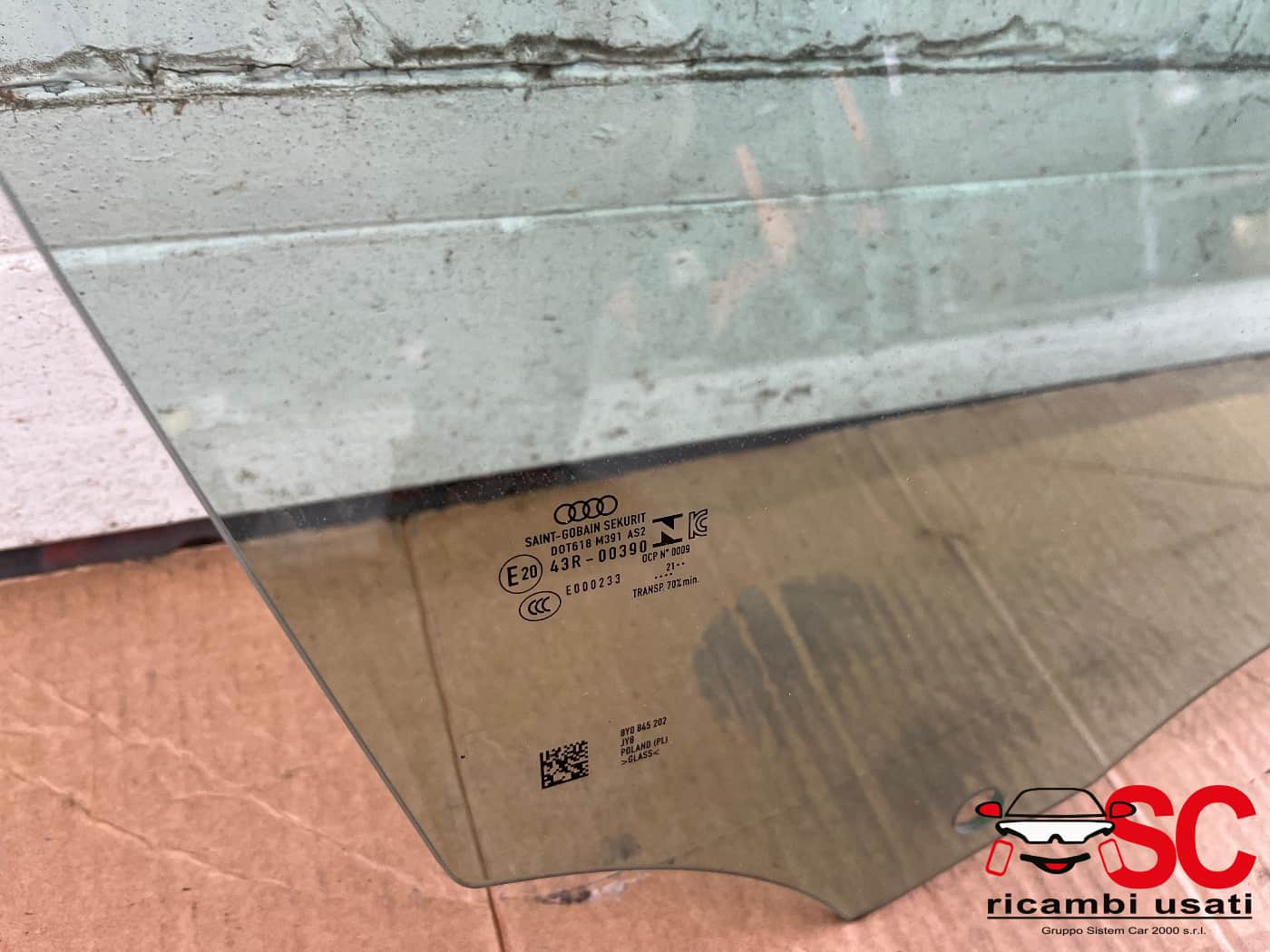 Vetro Anteriore Destro Audi A 3 8y 8Y0845202