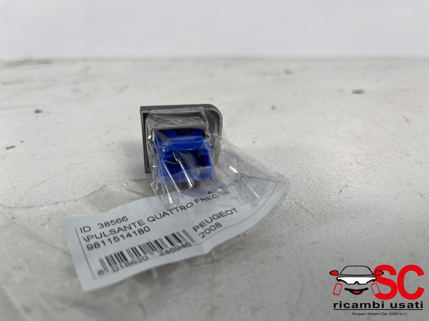 96750916ZD 96750916ZD PULSANTE QUATTRO 4 FRECCE PEUGEOT 2008 Serie diesel