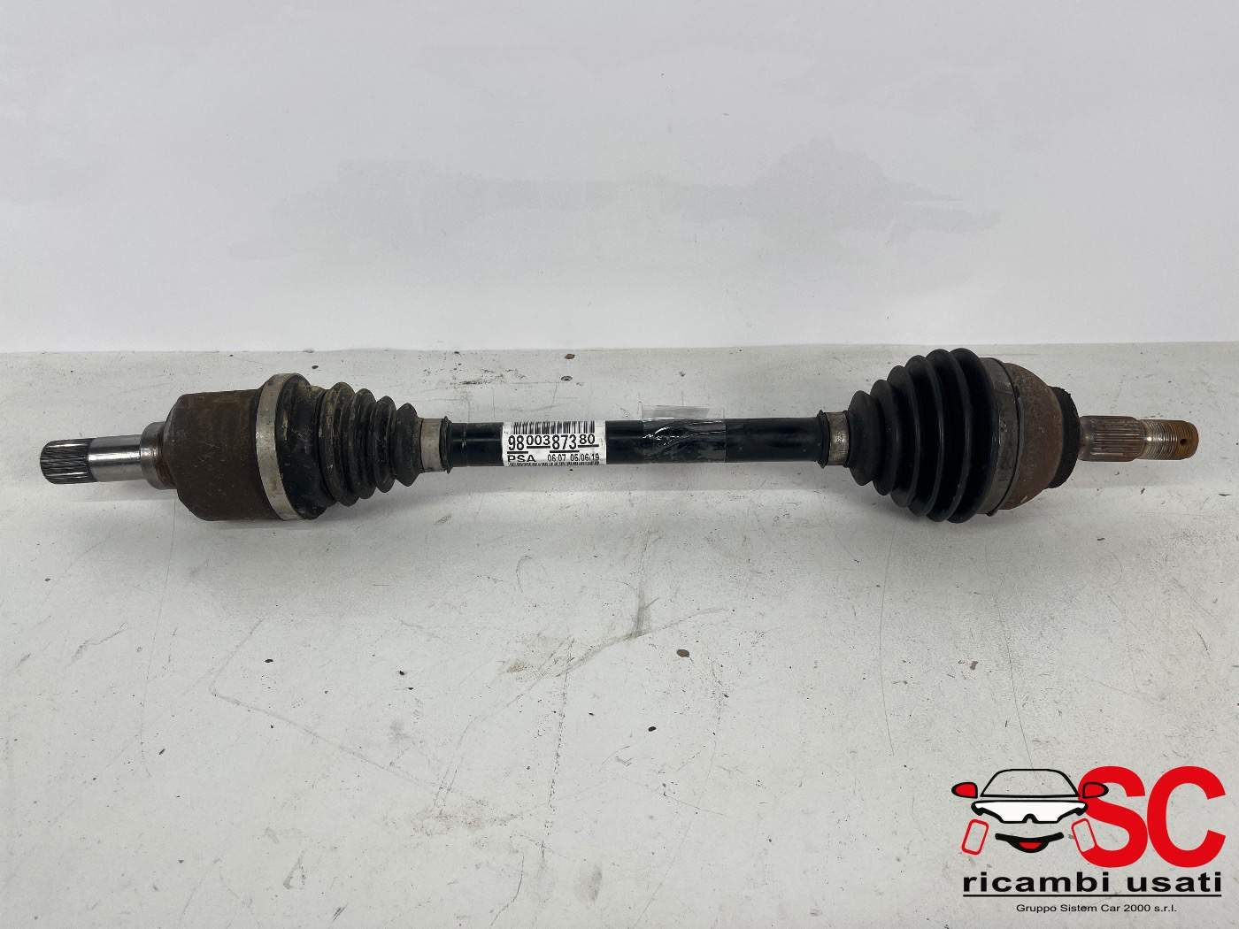 SEMIASSE ANTERIORE SINISTRO PEUGEOT 2008 Serie 9800387380 (19>)