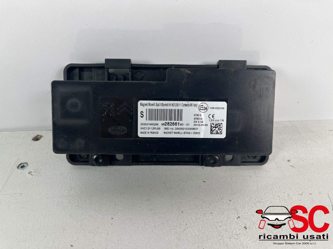 CENTRALINA BLUETOOTH TELEFONO PEUGEOT 2008 Serie 9828266180 (19>)