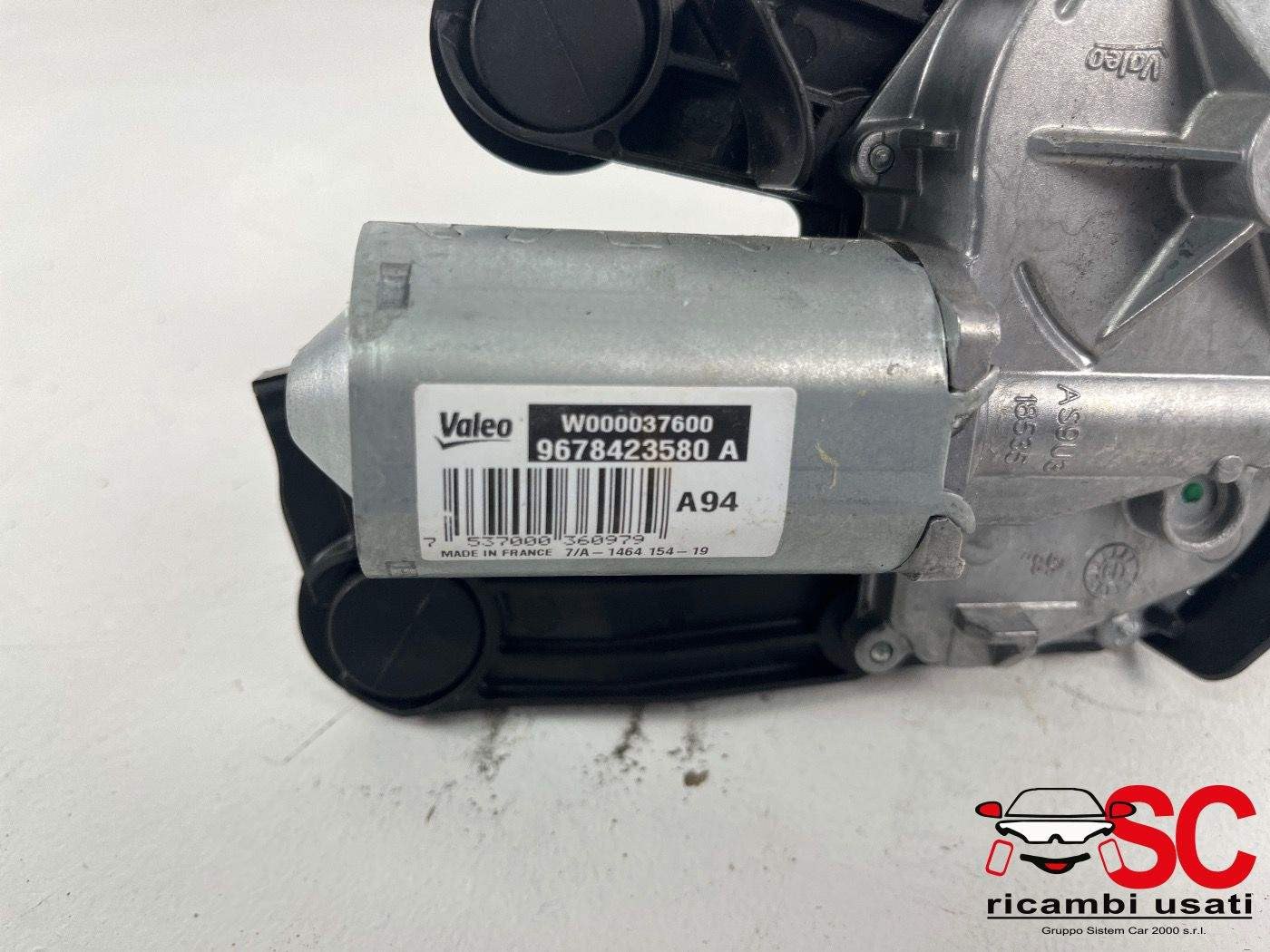 9678423580A 9678423580A MOTORINO TERGILUNOTTO POSTERIORE PEUGEOT 2008 Serie diesel