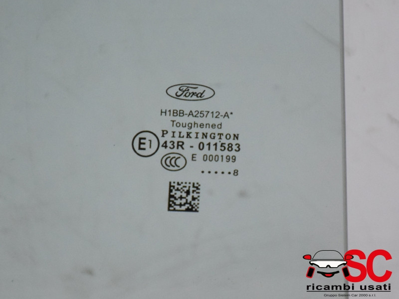 VETRO SCENDENTE POSTERIORE DESTRO FORD Fiesta 7° Serie (17>>)