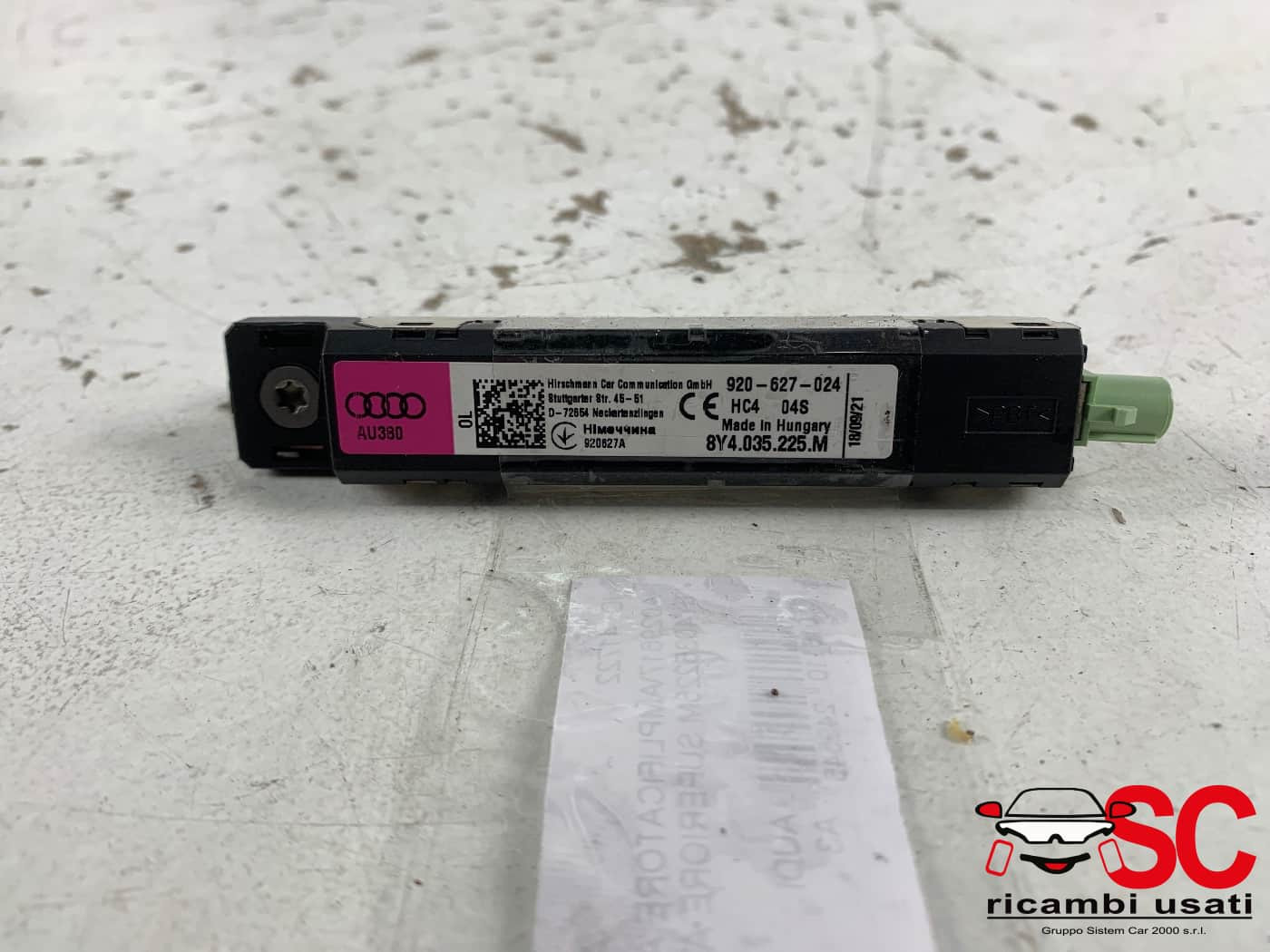 AMPLIFICATORE ANTENNA AUDI A3 Sportback (8YA) 8Y4035225M (19>)