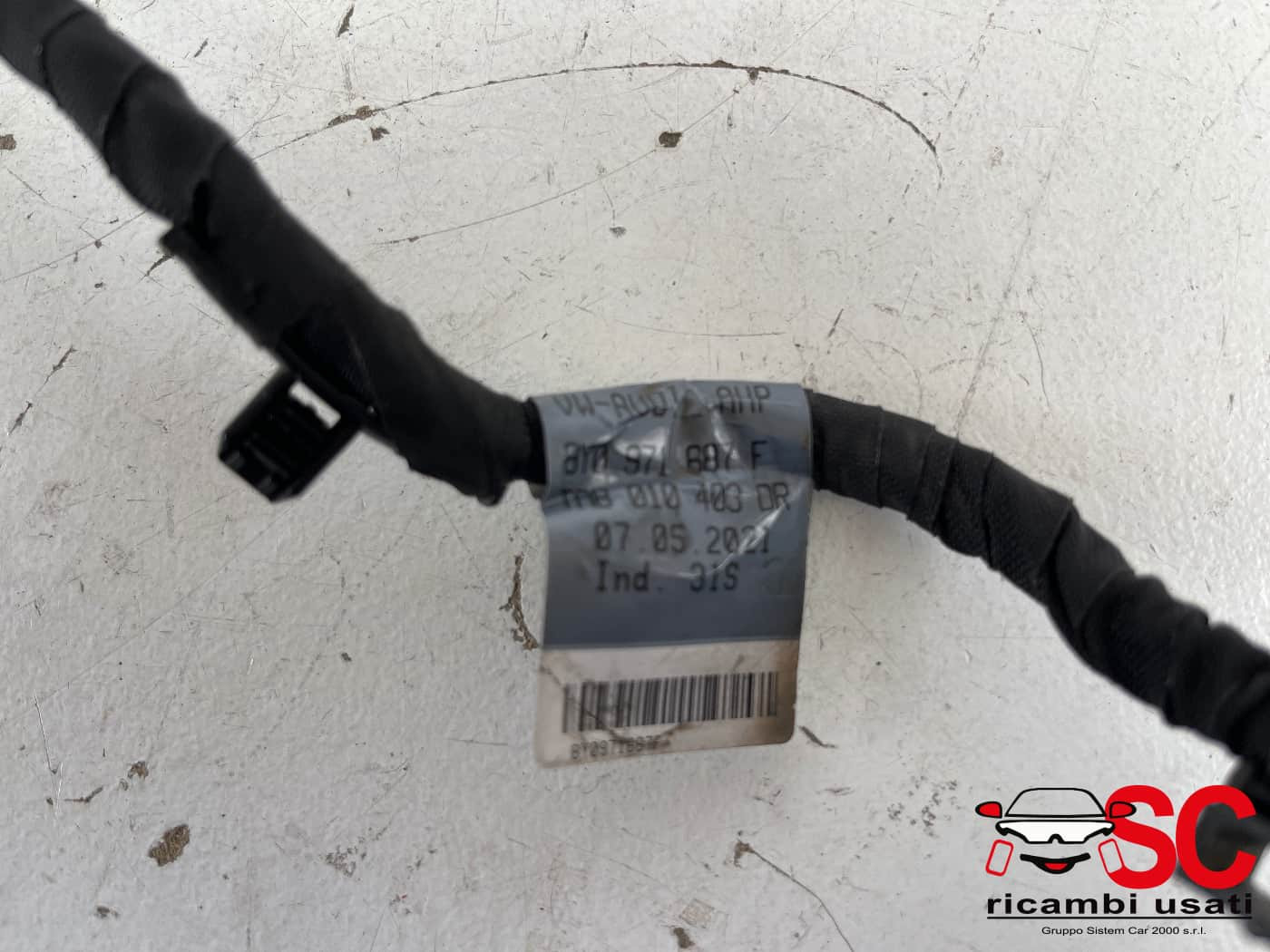 IMPIANTO ELETTRICO (CABLAGGIO) PORTA POSTERIORE SX AUDI A3 Sportback (8YA) 8Y0971687F (19>)