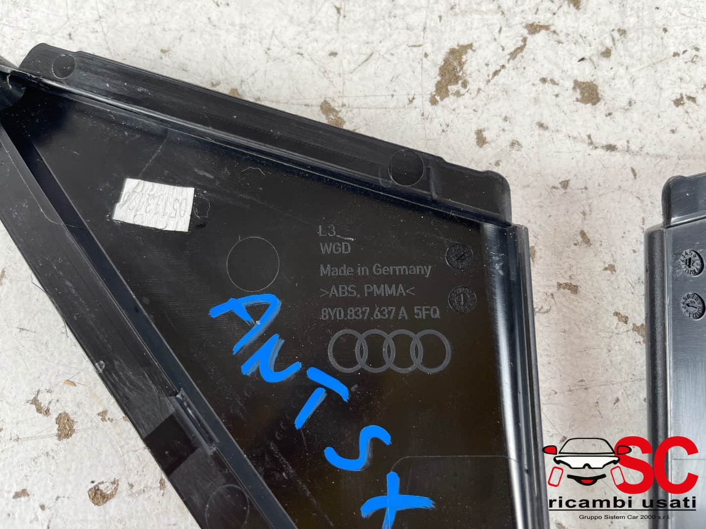 MODANATURA PORTA ANT DX AUDI A3 Sportback (8YA) 8Y0837638A (19>)