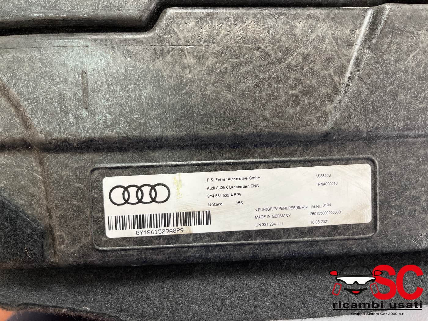PANNELLO INTERNO BAGAGLIAIO AUDI A3 Sportback (8YA) 8Y4861529A (19>)
