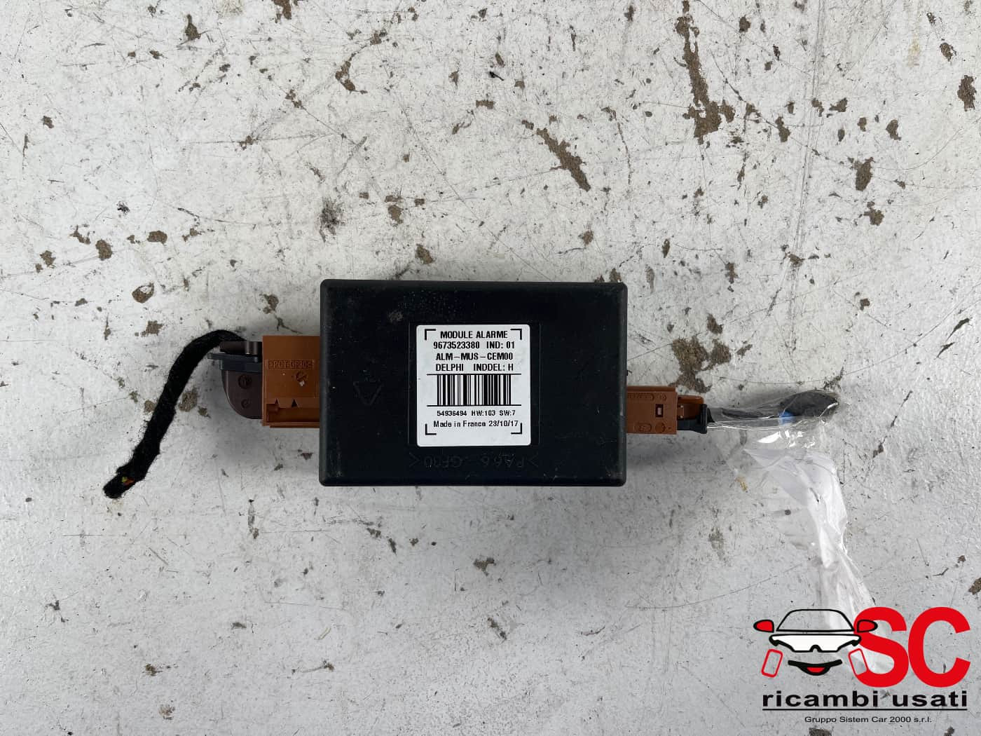 9673523380 9673523380 CENTRALINA MODULO DI CONTROLLO PEUGEOT 2008 1° Serie diesel