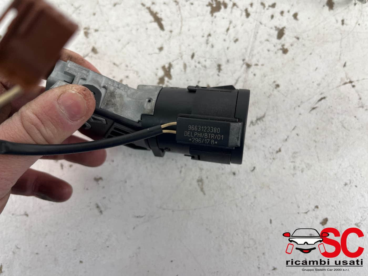 9663123380 BLOCCHETTO ACCENSIONE CON CHIAVE PIU PEUGEOT 2008 1° Serie diesel