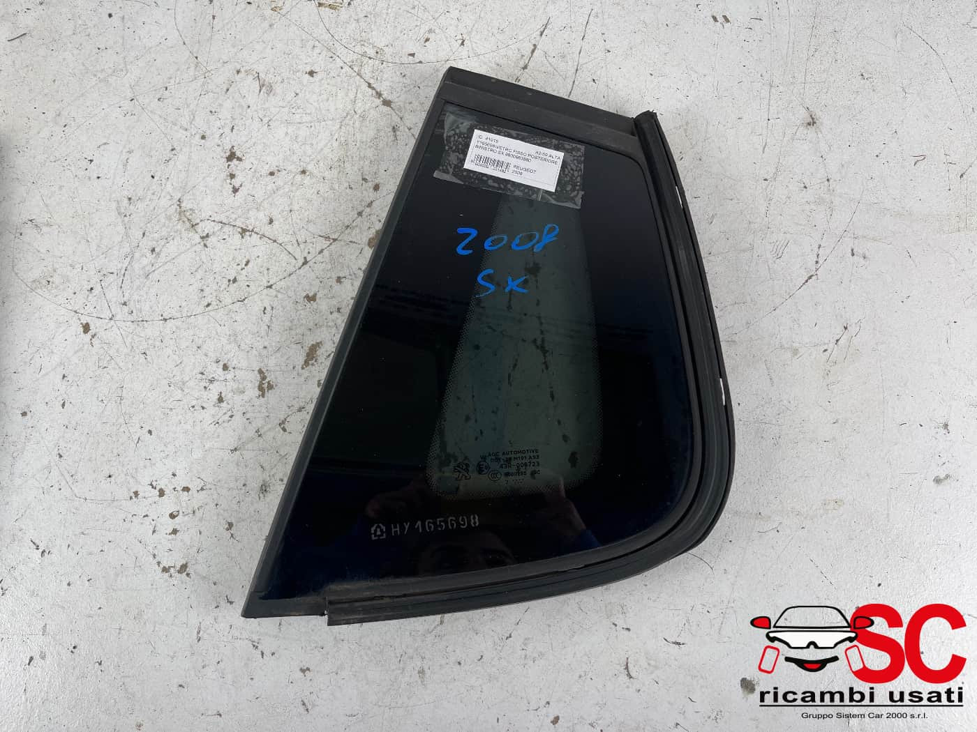 VETRO FISSO POSTERIORE SX PEUGEOT 2008 1° Serie 9800983880 (13>)