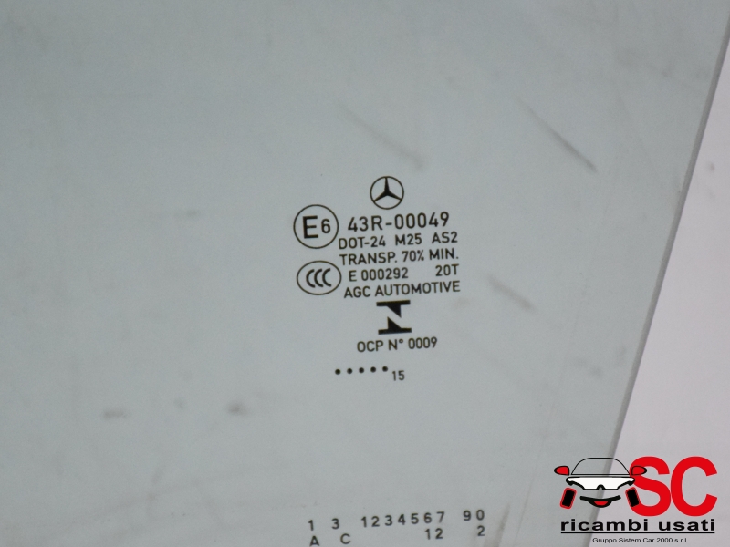 Vetro Scendente Anteriore Sinistro Classe C W205  - 37196