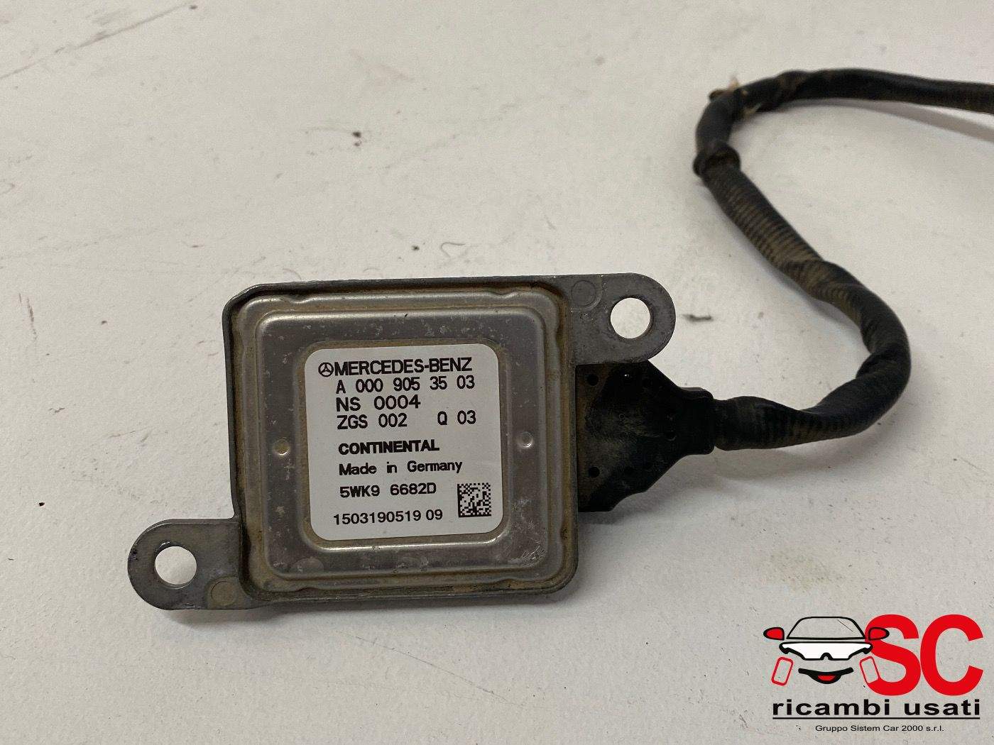 Sensore Nox Mercedes Classe C 2.2 Cdi A0009053503 A0009053603 - 37805 Sensore Nox Mercedes Classe C 2.2 Cdi A0009053503 A0009053603 - 37805