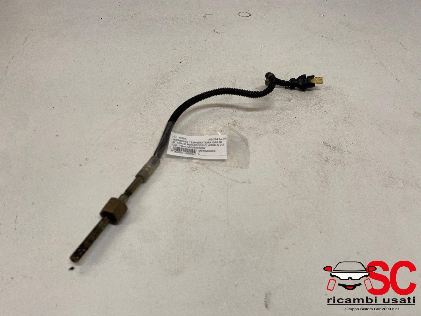 Sensore Temperatura Gas Mercedes Classe C 2.2 Cdi A0009055202 A0009058904 - 37809 Sensore Temperatura Gas Mercedes Classe C 2.2 Cdi A0009055202 A0009058904 - 37809
