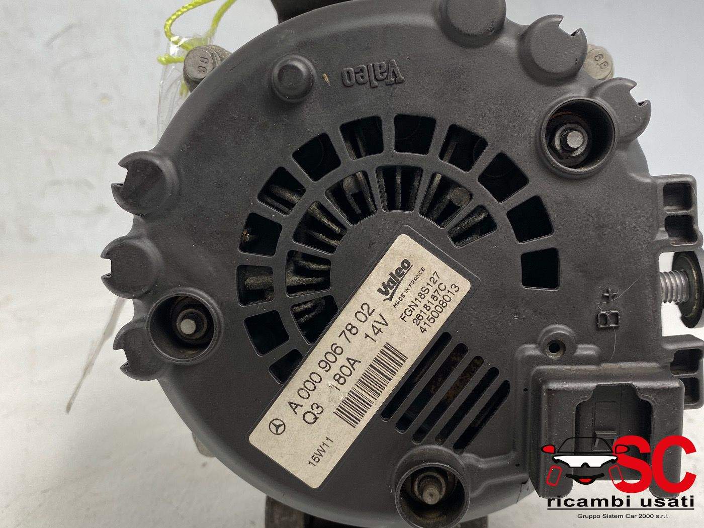 Alternatore Mercedes Classe C 2.2 Cdi A0009067802 A000906780280 - 37810