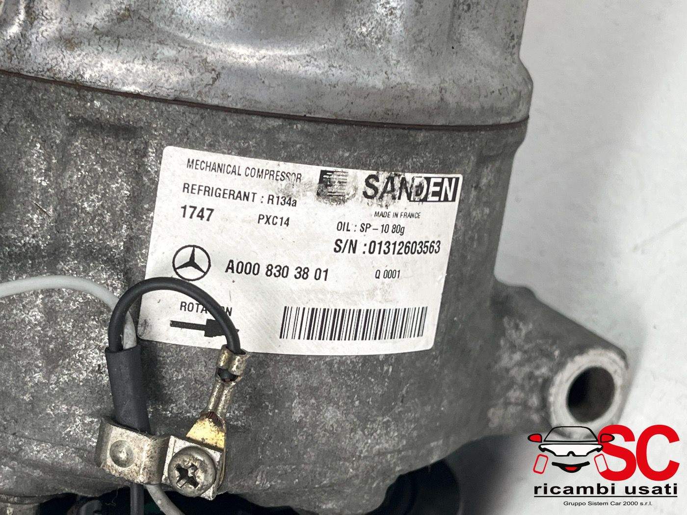 Compressore Clima Mercedes Classe C 2.2 Cdi A0008303801 A0032306911 - 37818