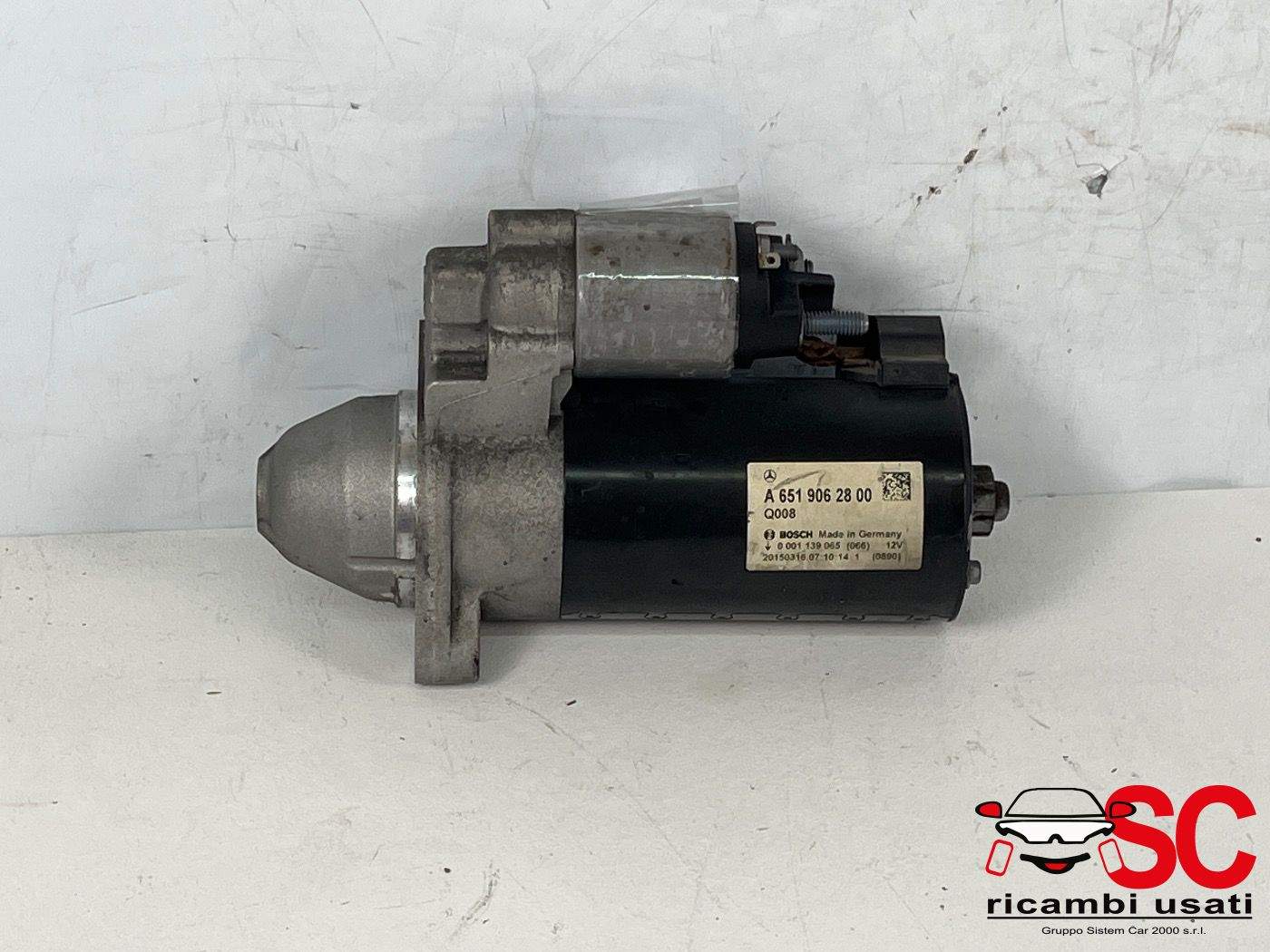 Motorino Di Avviamento Mercedes Classe C 2.2 Cdi A0009052804 - 37821 Motorino Di Avviamento Mercedes Classe C 2.2 Cdi A0009052804 - 37821