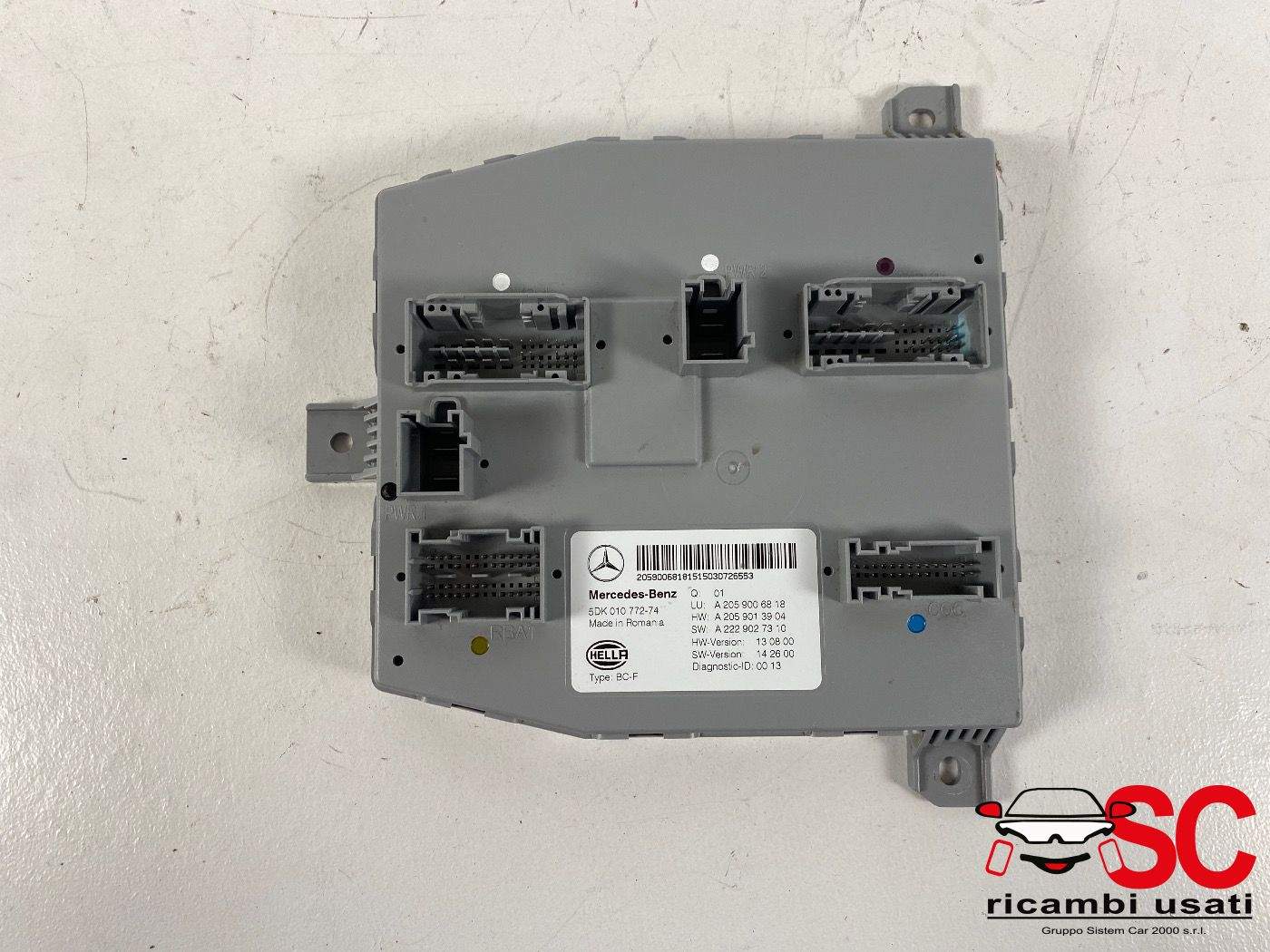 Centralina Sam Mercedes Classe C 220 W205 A2059006818 - 37860