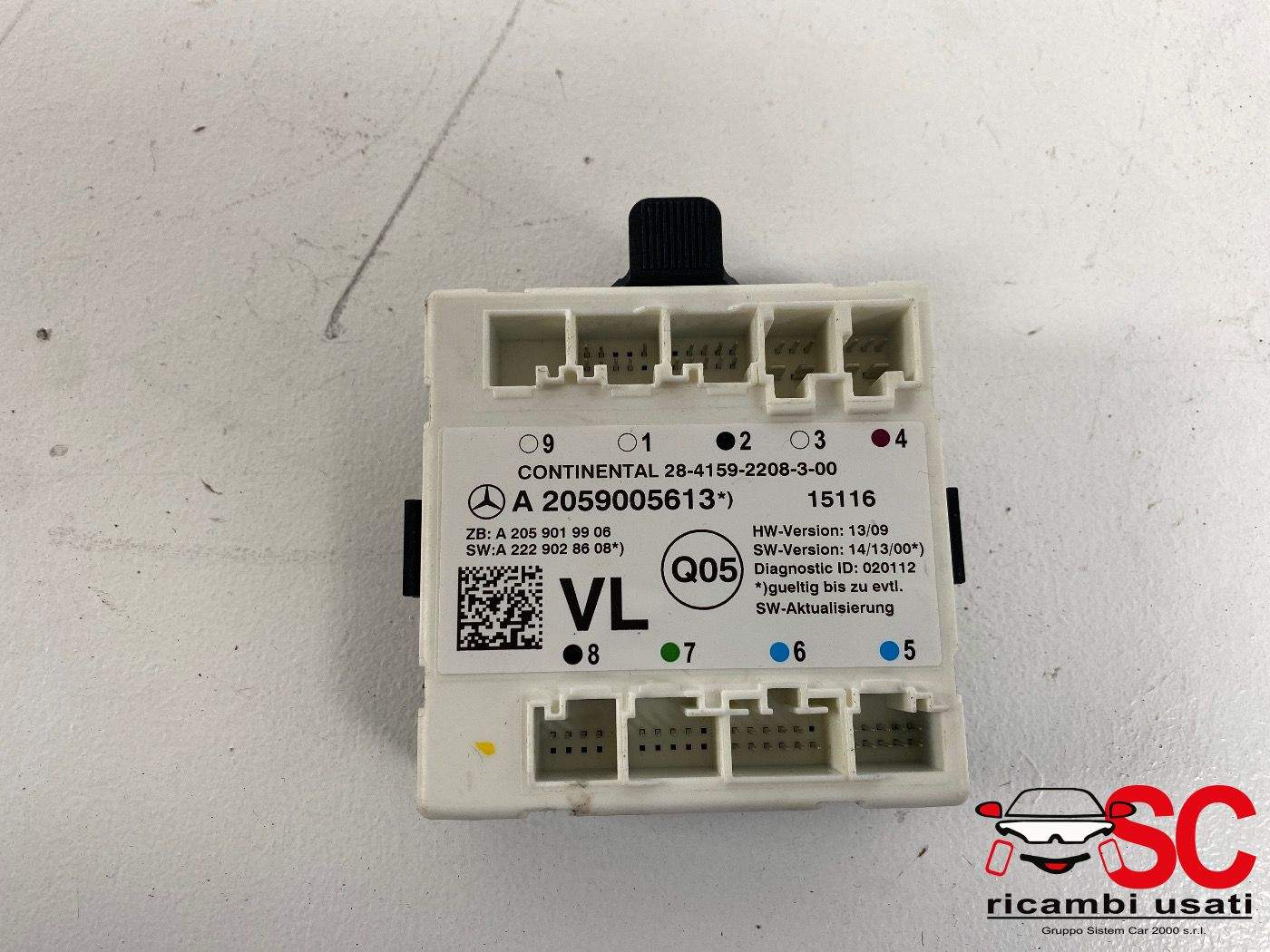 Centralina Porta Anteriore Mercedes Classe C W205 A2059005613 - 37894