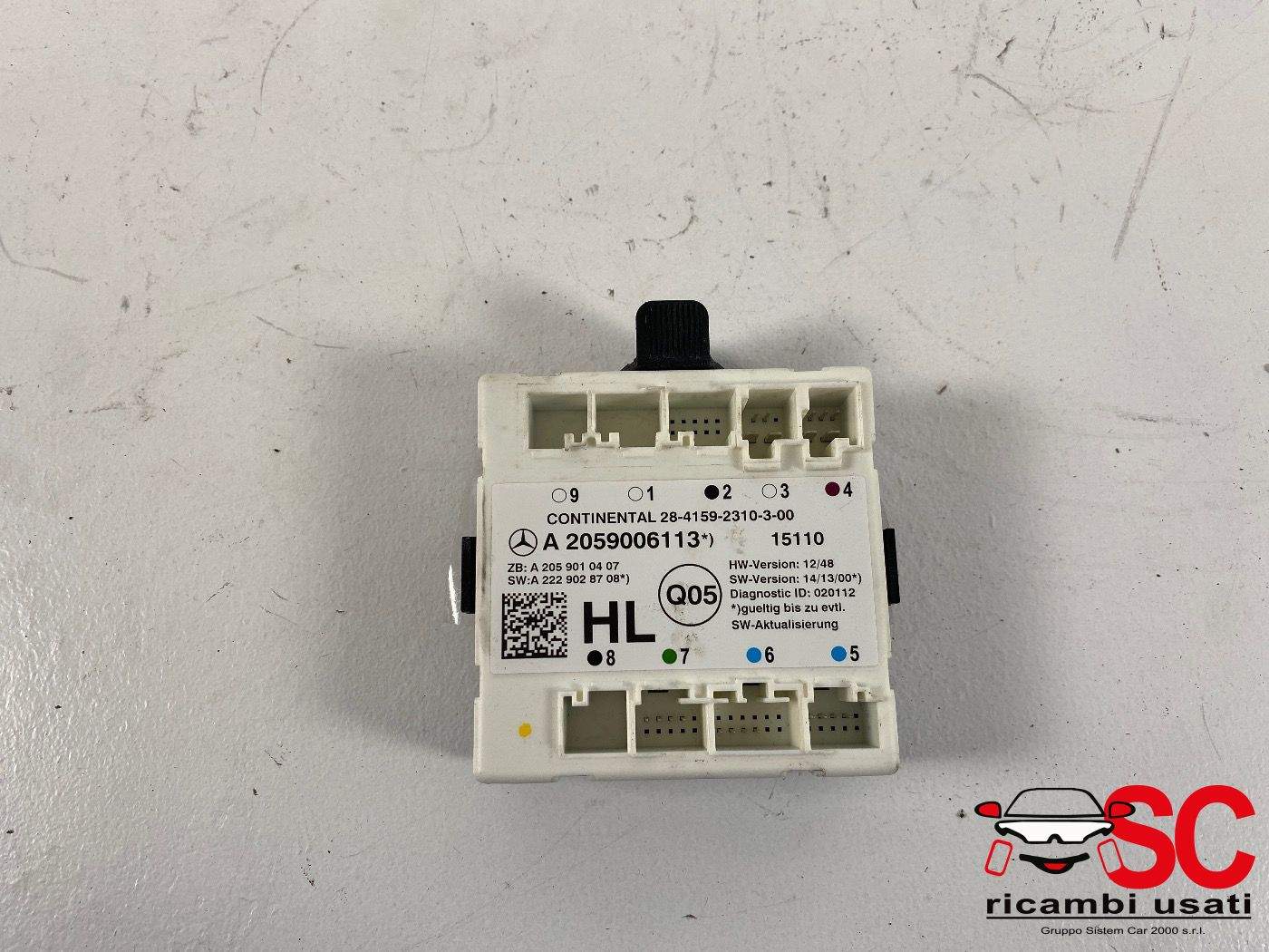 Centralina Porta Posteriore Sinistra Classe C W205 A2059006113 - 37895