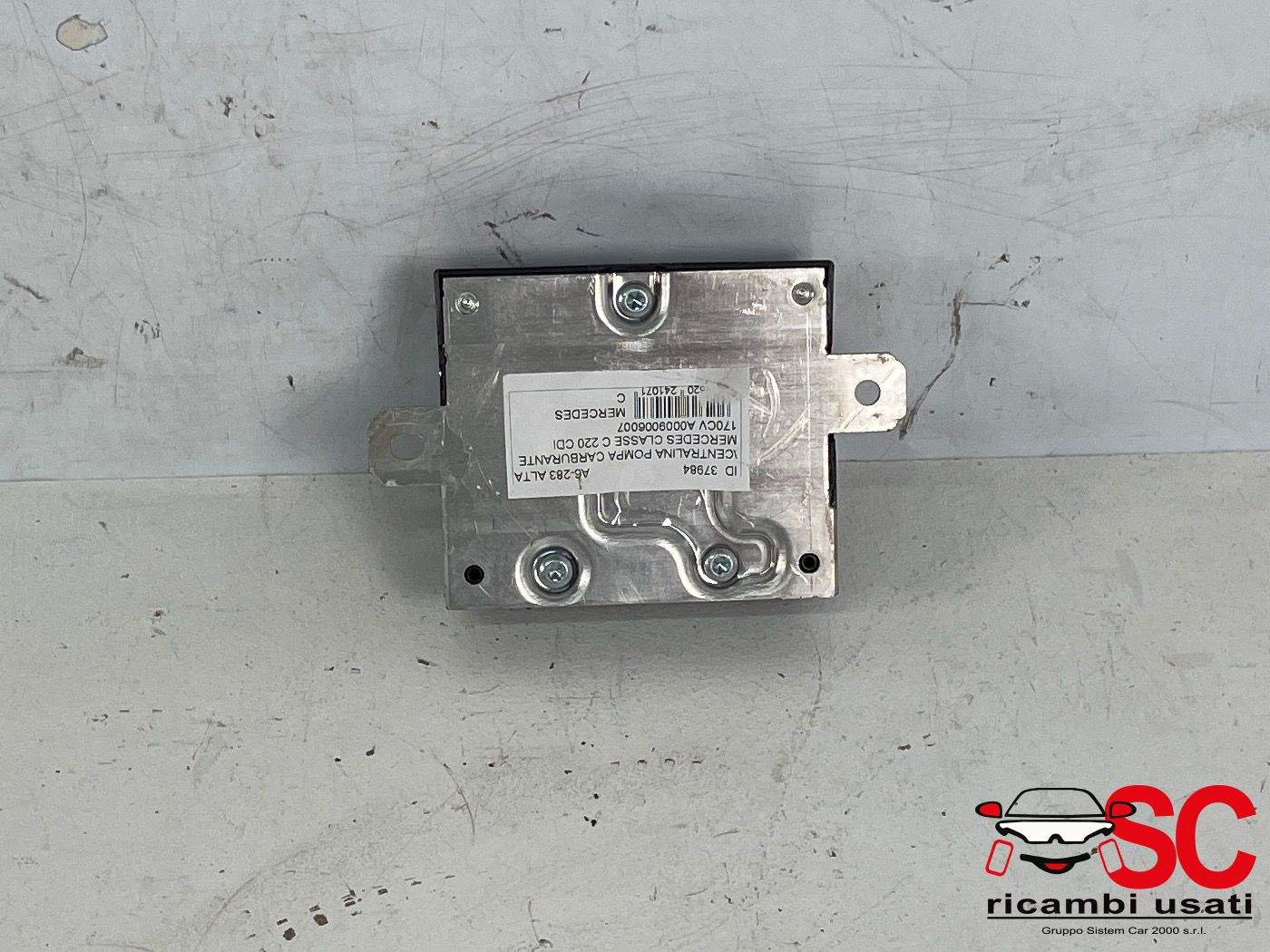 Centralina Pompa Carburante Classe C W205 Cdi A0009006007 A0009004007 - 37984 Centralina Pompa Carburante Classe C W205 Cdi A0009006007 A0009004007 - 37984