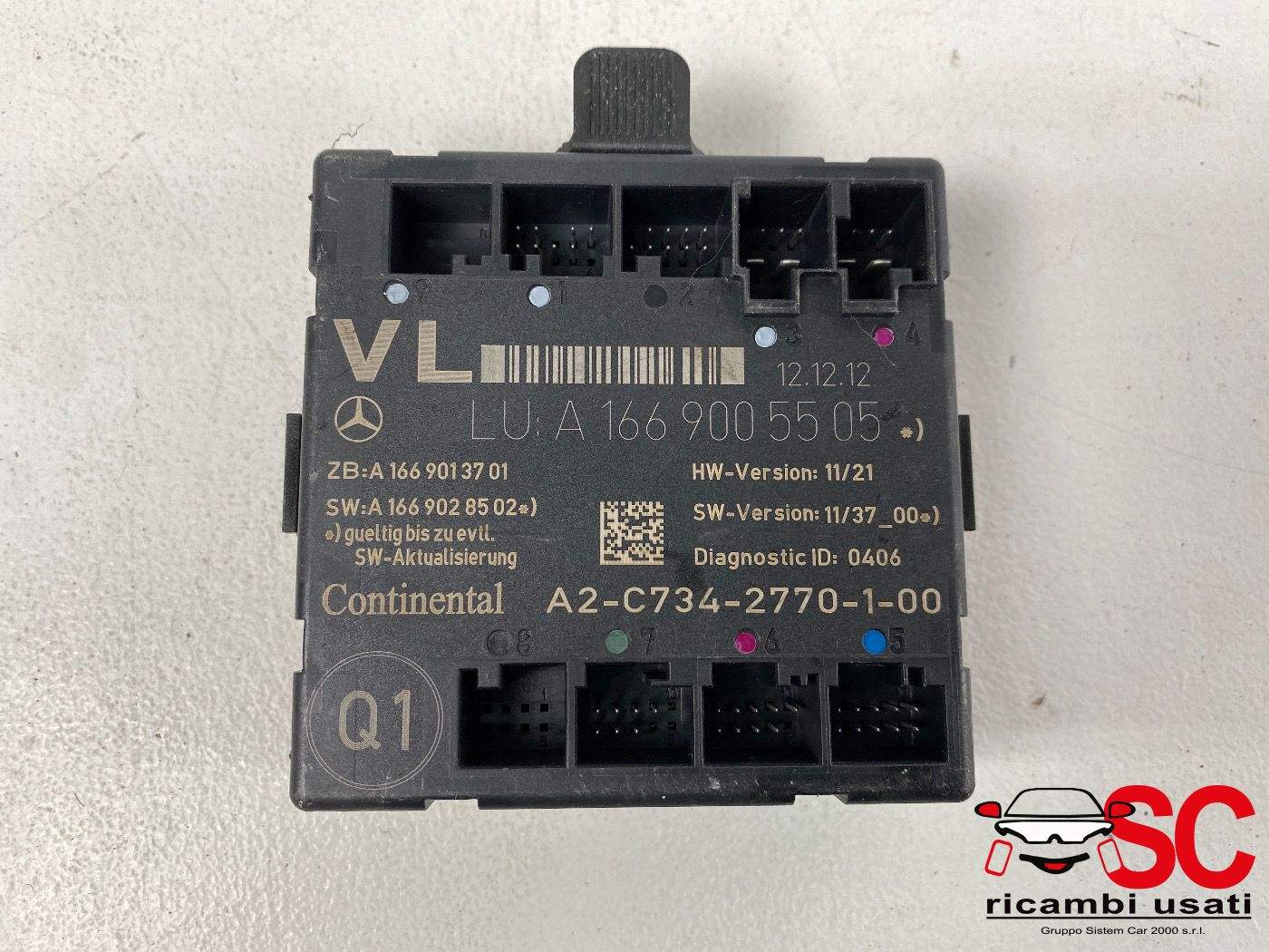 Centralina Porta Anteriore Sinistra Classe A A1669013701 - 38425