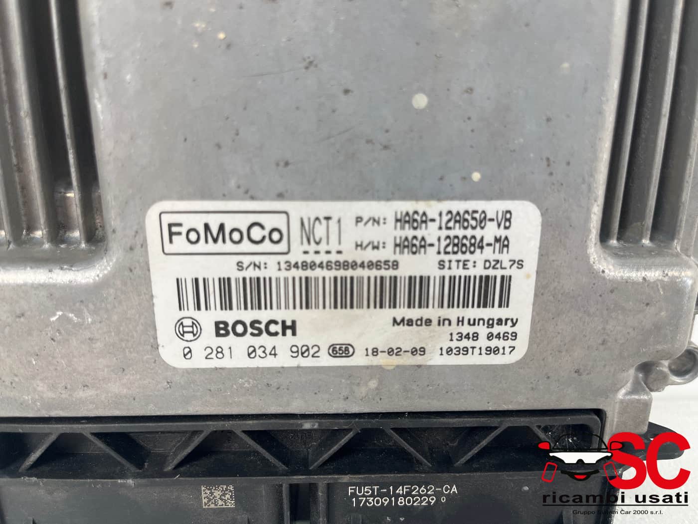 Centralina Motore Ford Fiesta Mk7 1.5 Tdci HA6A12A650VB - 38819