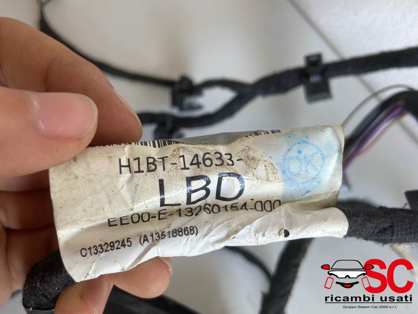 Cablaggio Porta Posteriore Sx Ford Fiesta Mk7 H1BT14633 - 38850 Cablaggio Porta Posteriore Sx Ford Fiesta Mk7 H1BT14633 - 38850