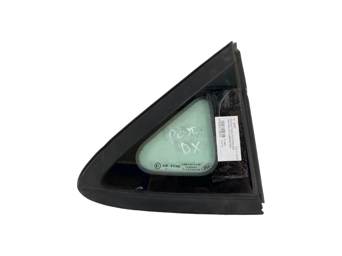 Vetro Fisso Posteriore Destro Ford Fiesta Mk7 H1BBA29750A - 38897