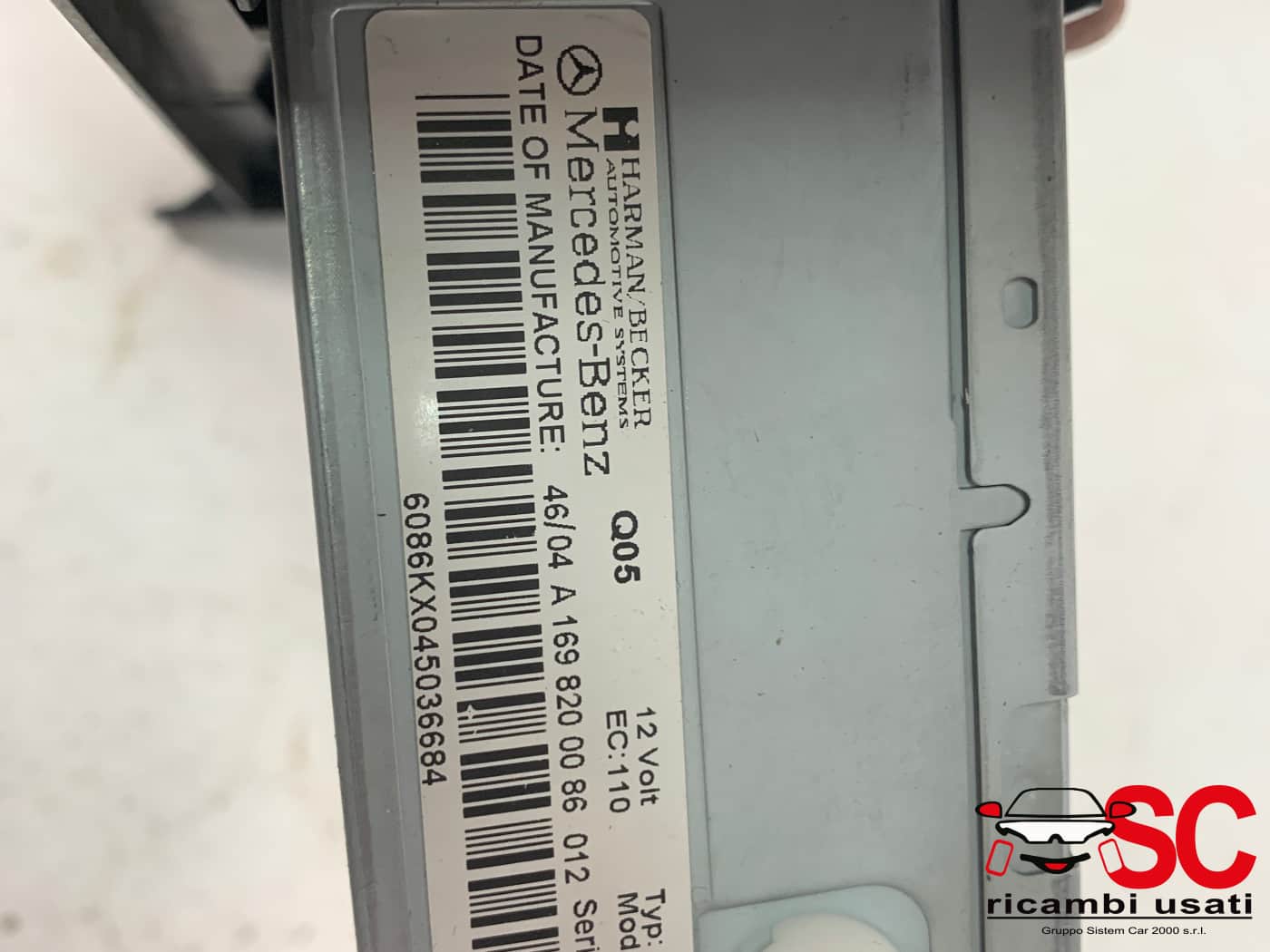 Autoradio Mercedes Classe A W169 A1698200086 - 39345 Autoradio Mercedes Classe A W169 A1698200086 - 39345