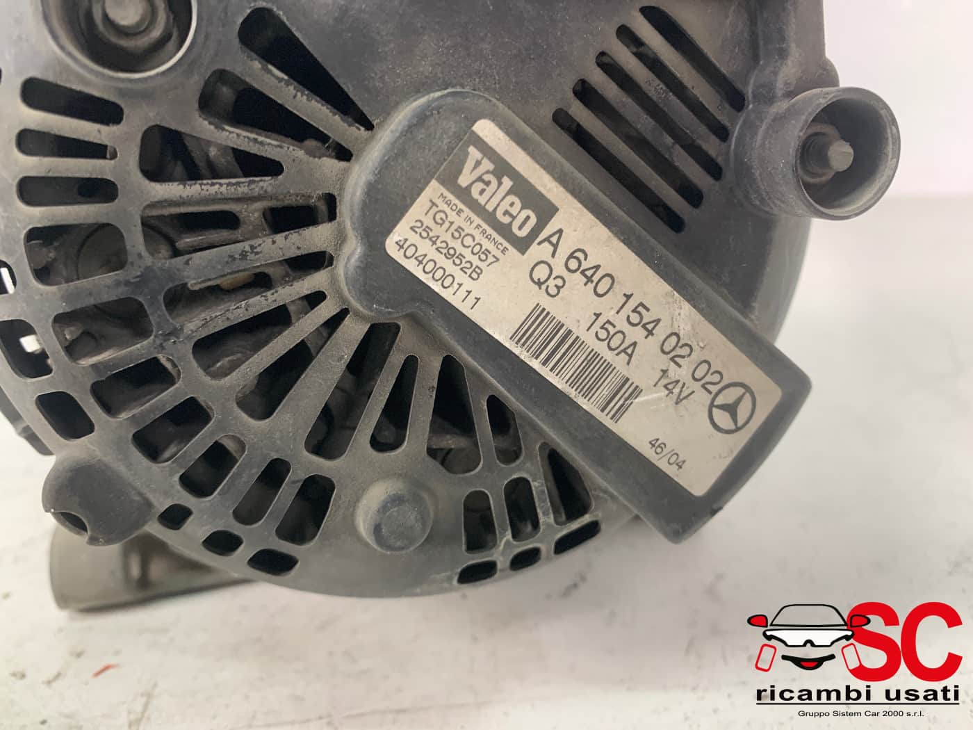 Alternatore Mercedes Classe A 180 W169 A6401540202 - 39365