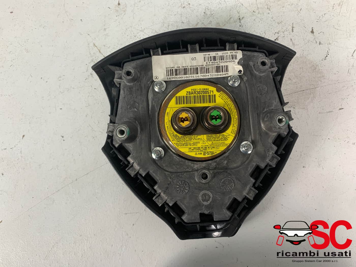 Airbag Volante Mercedes Classe A 180 2.0 W169 A1698600102 - 39368 Airbag Volante Mercedes Classe A 180 2.0 W169 A1698600102 - 39368