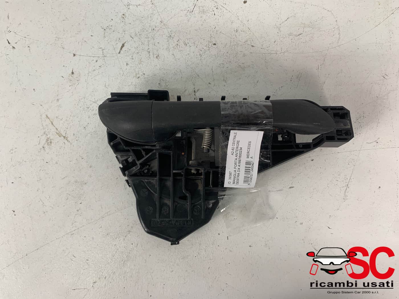 Maniglia Anteriore Dx Mercedes Classe A 180 W169 A1697600234 - 39387 Maniglia Anteriore Dx Mercedes Classe A 180 W169 A1697600234 - 39387