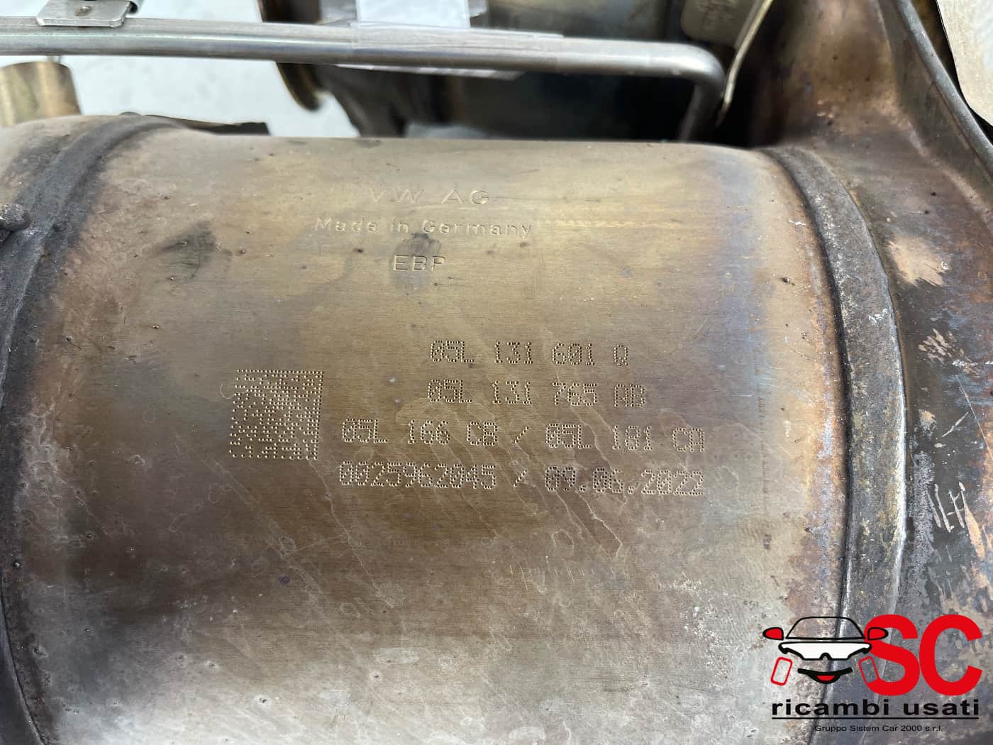 Catalizzatore Fap Tiguan 2.0 Tdi 22.000 Km 05L131601DX 05L131602EX - 41425 Catalizzatore Fap Tiguan 2.0 Tdi 22.000 Km 05L131601DX 05L131602EX - 41425