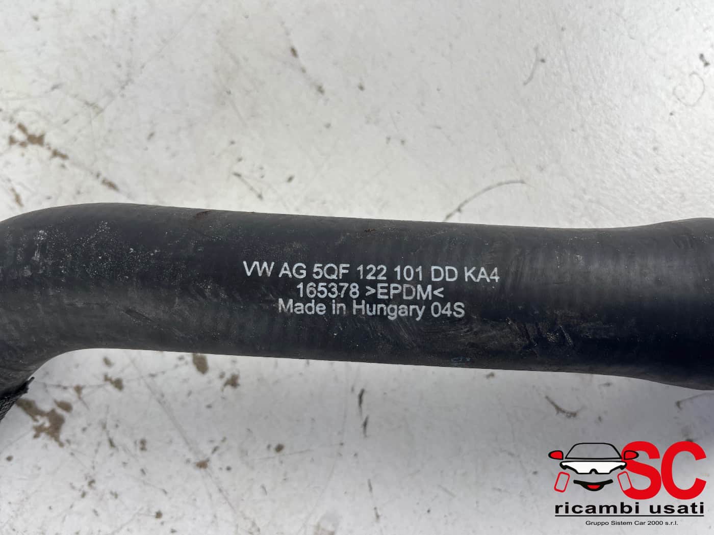 Tubo Liquido Radiatore Motore Tiguan 2.0 Tdi 5QF122101DD - 41442 Tubo Liquido Radiatore Motore Tiguan 2.0 Tdi 5QF122101DD - 41442