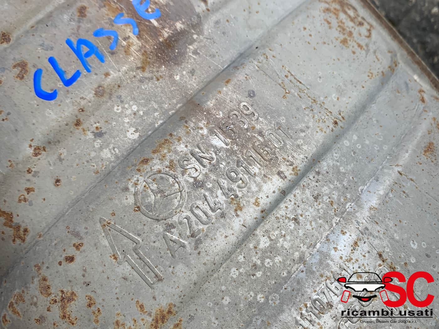 Marmitta Mercedes Classe C W204 A2044911601 - W00172