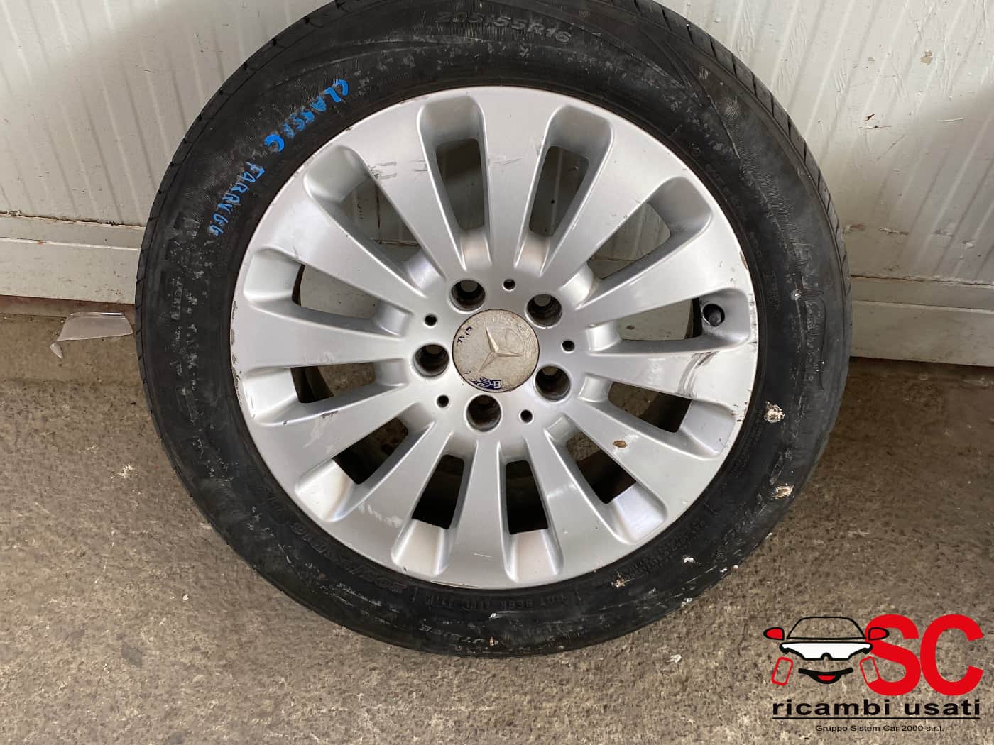 Cerchio In Lega R16 Mercedes Classe C W204 A2044010802 - W00217