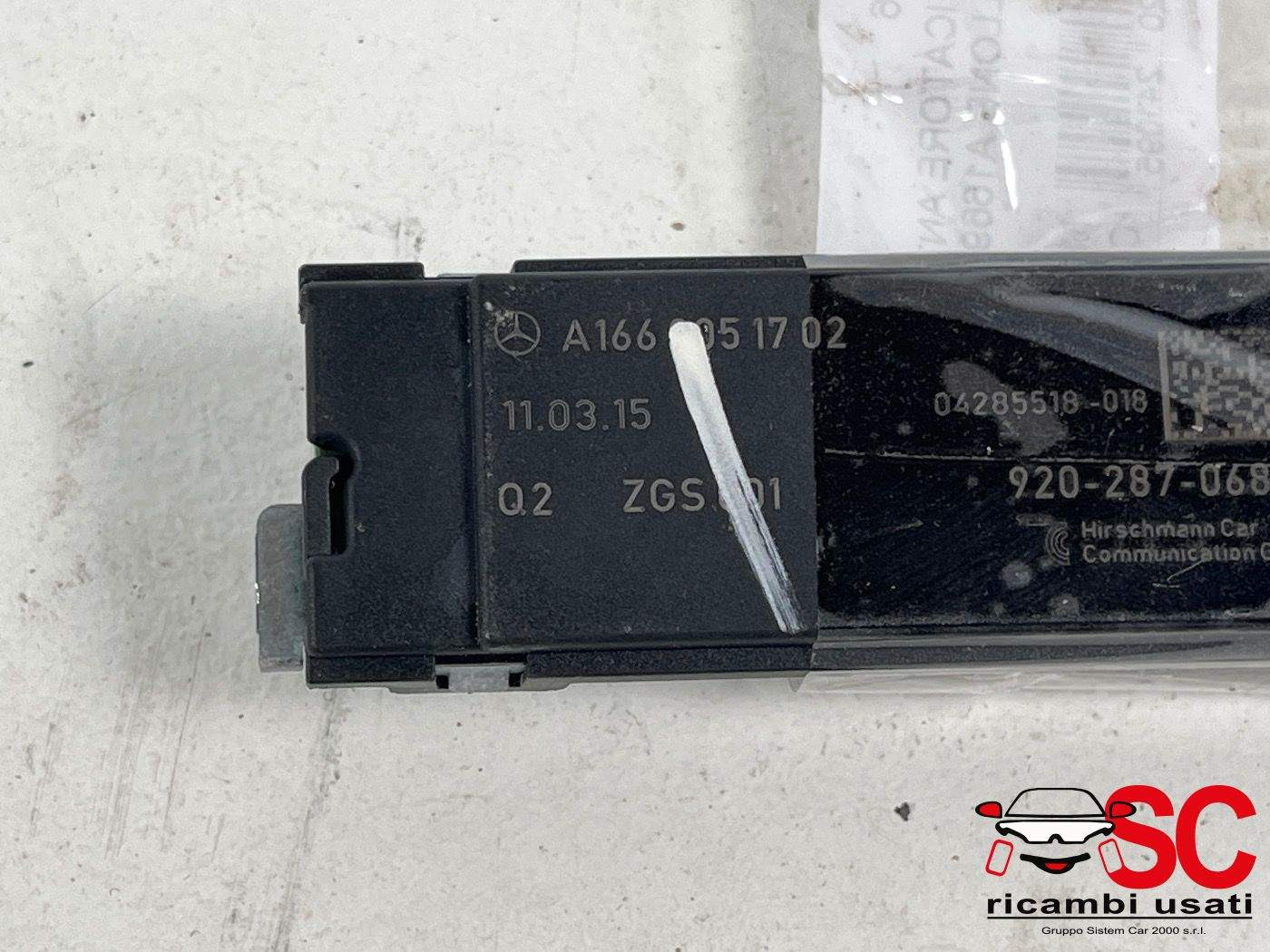 AMPLIFICATORE ANTENNA MERCEDES Classe C (W205) (2013-) A1669051702 (13>)