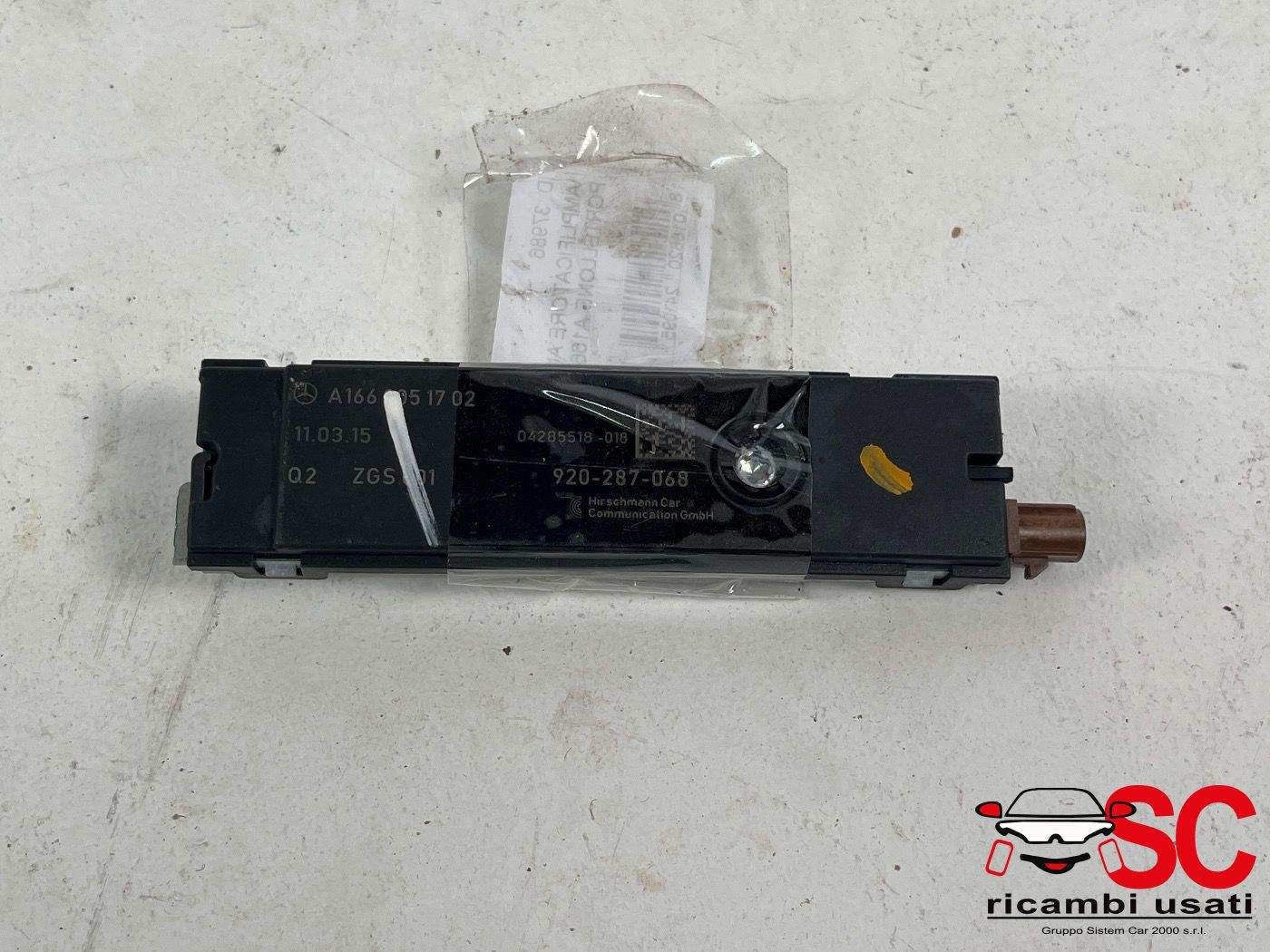 AMPLIFICATORE ANTENNA MERCEDES Classe C (W205) (2013-) A1669051702 (13>)