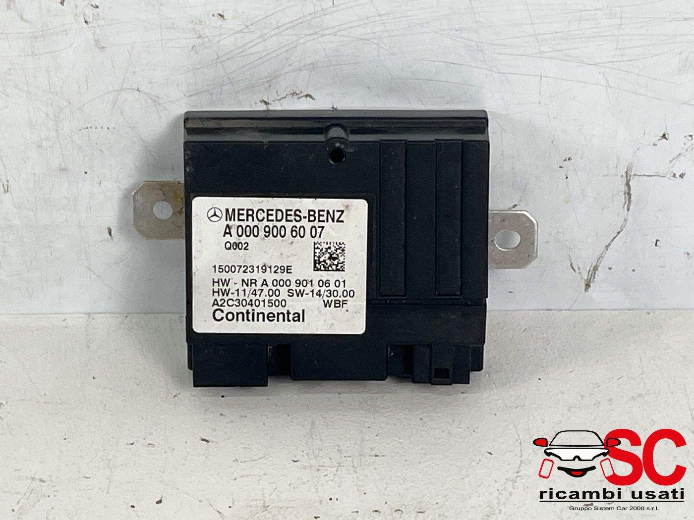 A0009006007 A0009006007 CENTRALINA POMPA CARBURANTE MERCEDES Classe C (W205) (2013-) diesel