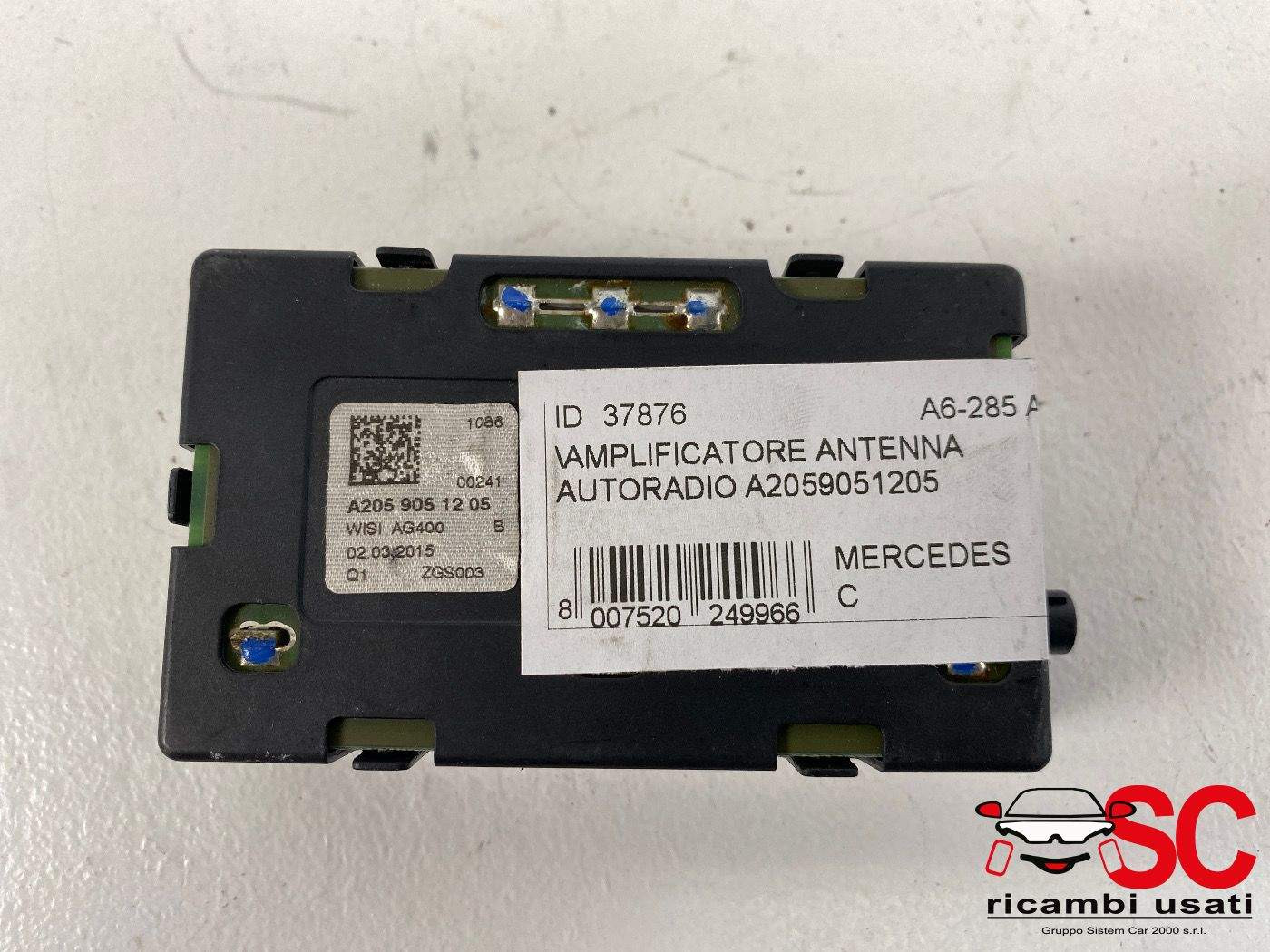 AMPLIFICATORE ANTENNA MERCEDES Classe C (W205) (2013-) A2059051205 (13>)