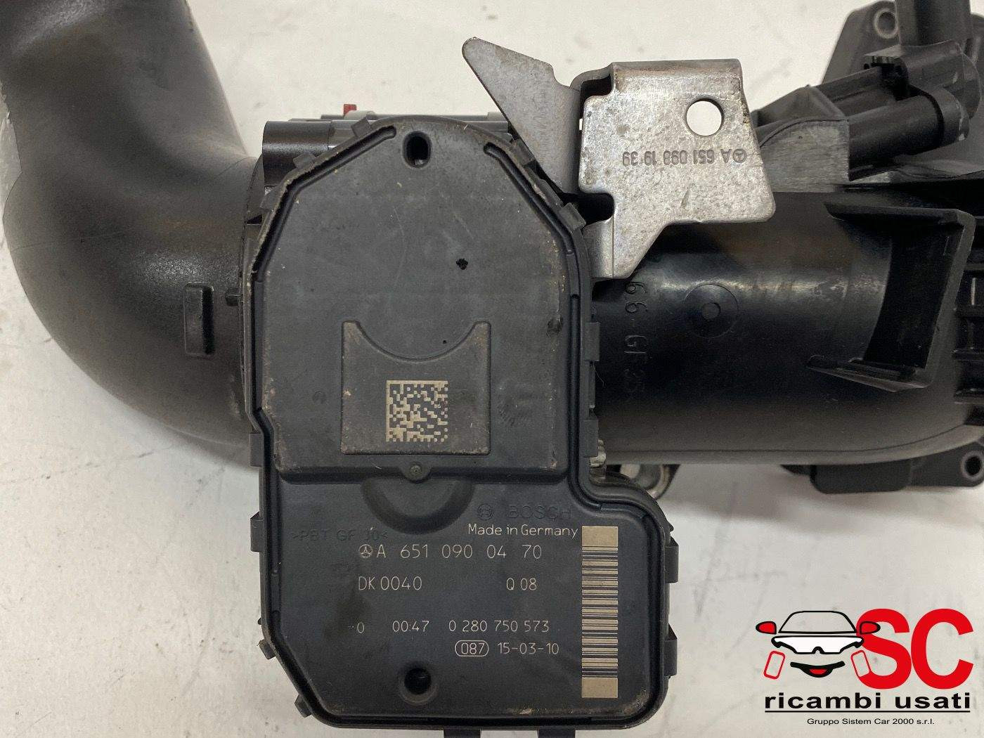 A6510900470 CORPO FARFALLATO MERCEDES Classe C (W205) (2013-) diesel