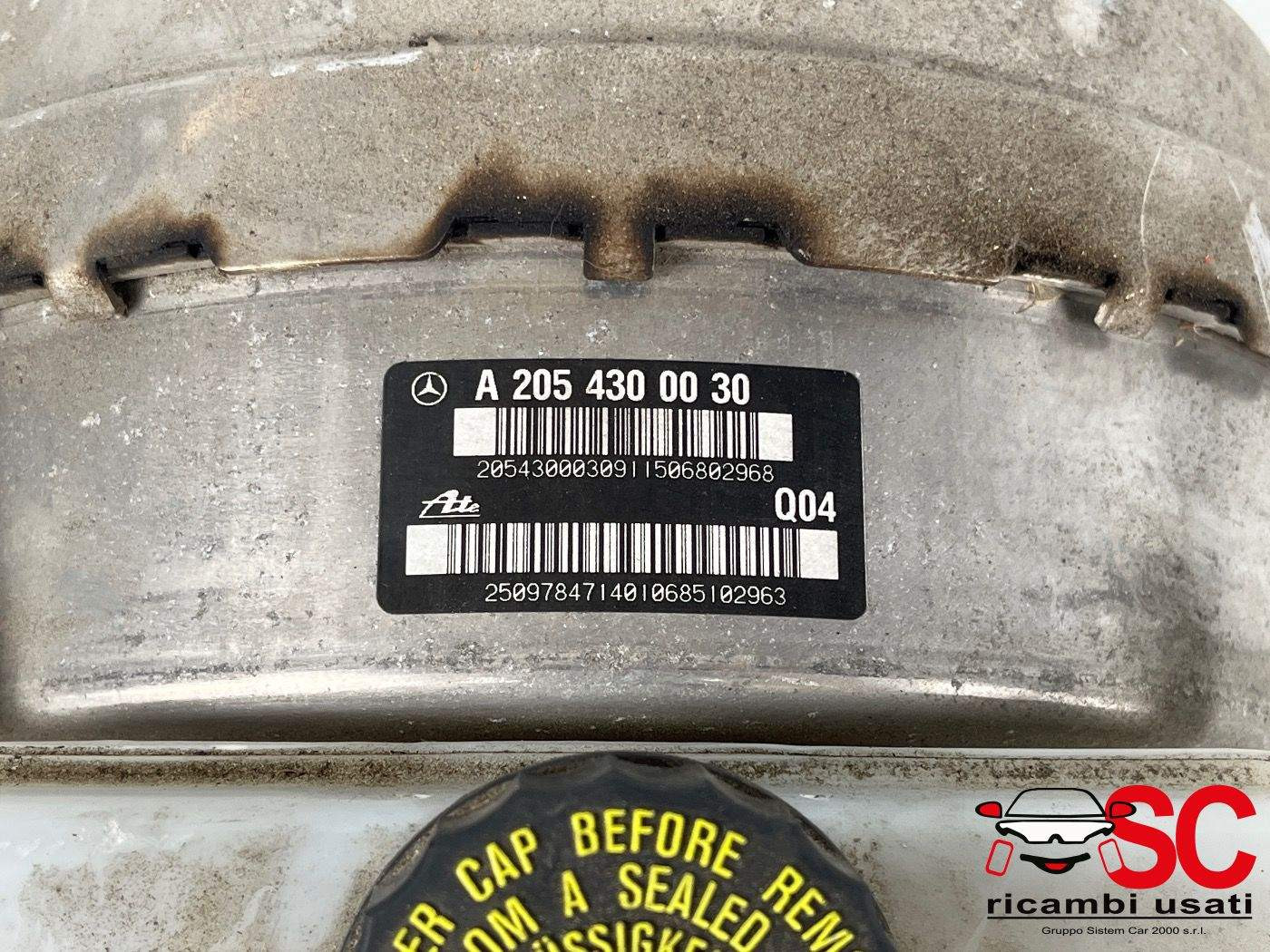 A2054300430 SERVOFRENO MERCEDES Classe C (W205) (2013-) diesel