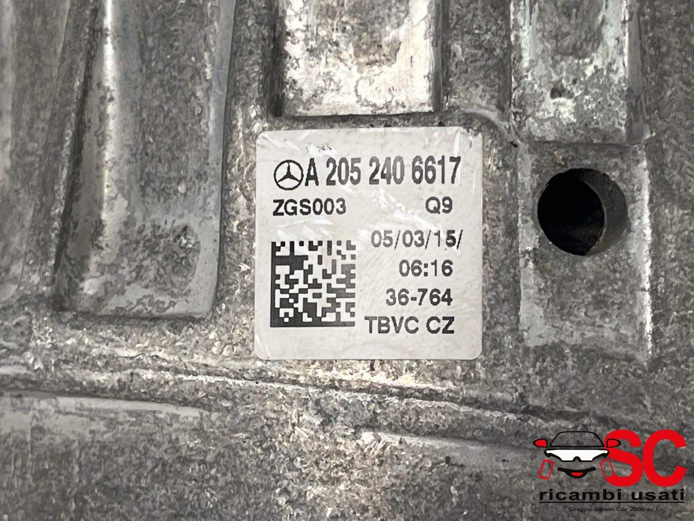 A2052406617 A2052406617 SUPPORTO MOTORE SINISTRO MERCEDES Classe C (W205) (2013-) diesel