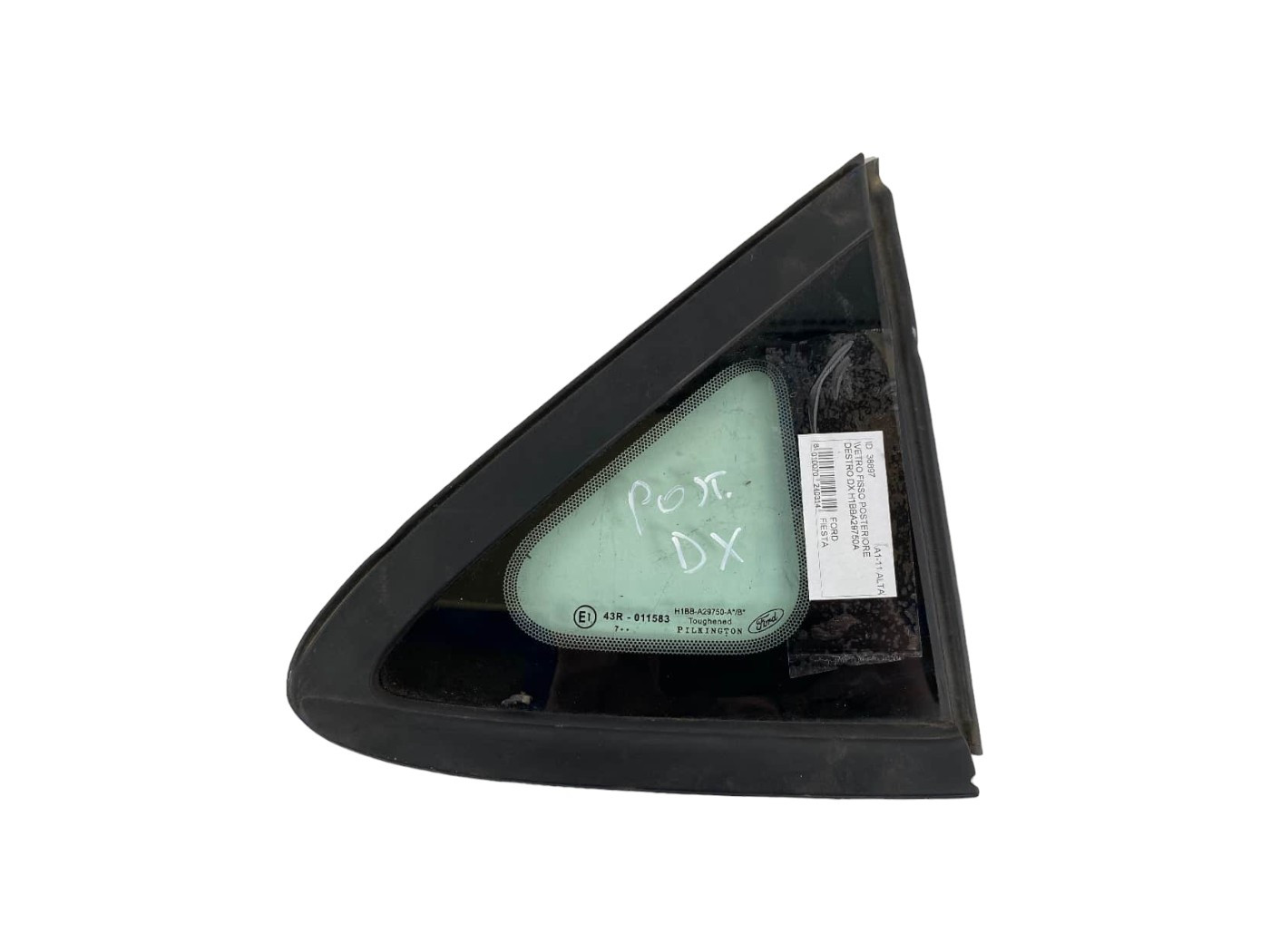VETRO FISSO POSTERIORE DX FORD Fiesta 7° Serie H1BBA29750A (17>>)