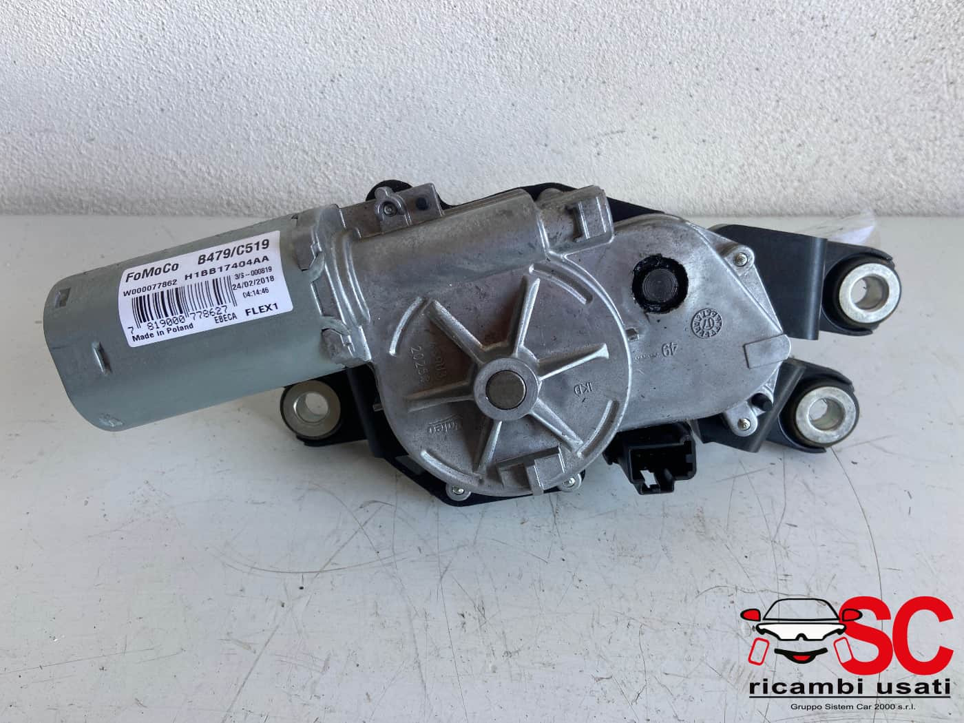 MOTORINO TERGICRISTALLO ANTERIORE FORD Fiesta 7° Serie H1BB17404AA (17>>)