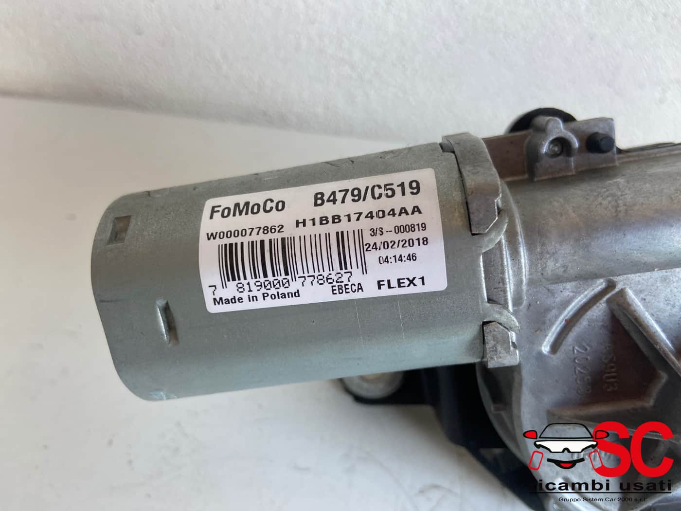 MOTORINO TERGICRISTALLO ANTERIORE FORD Fiesta 7° Serie H1BB17404AA (17>>)