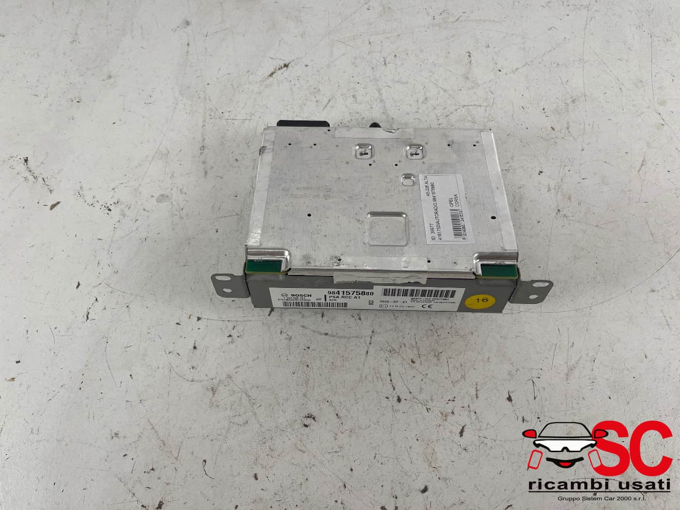 Autoradio Opel Corsa F 9841575880 - 39977