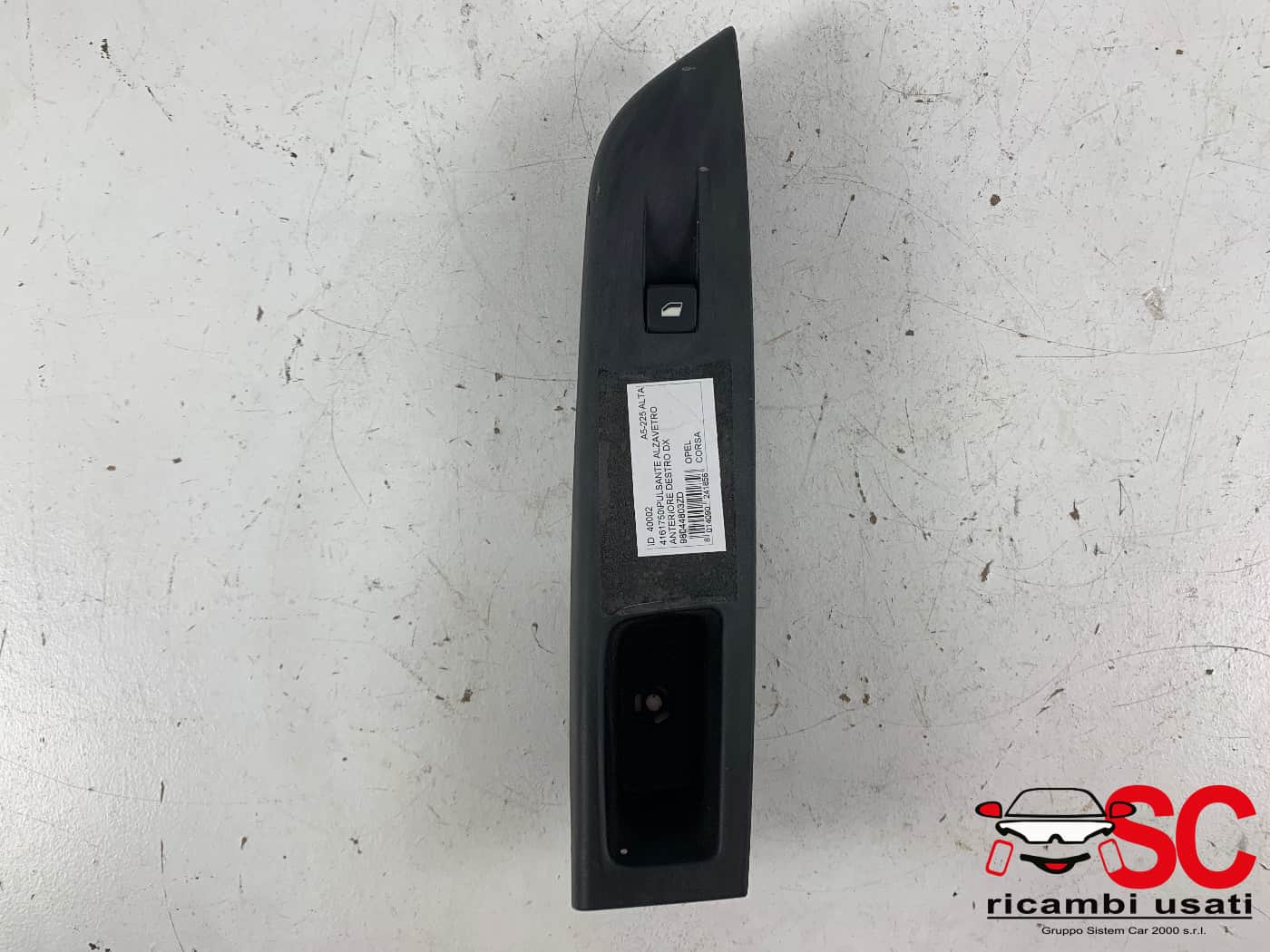Pulsante Alzavetro Anteriore Destro Opel Corsa F 98044803ZD - 40002