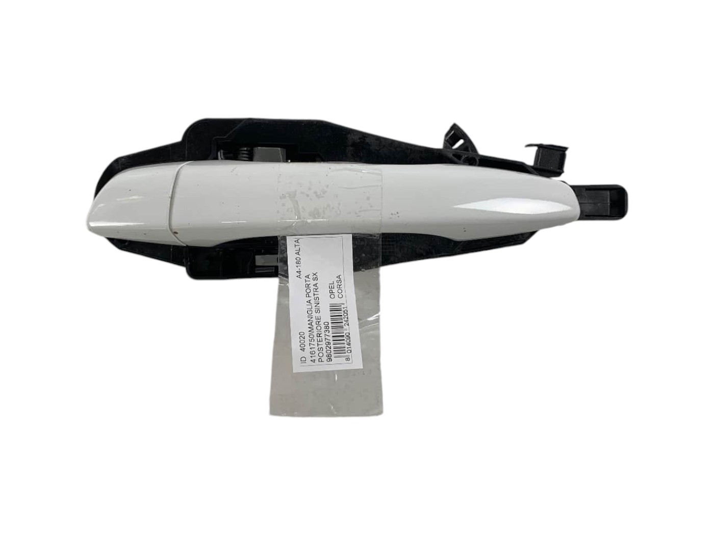 Maniglia Porta Posteriore Sinistra Opel Corsa F 9802977380 - 40020 Maniglia Porta Posteriore Sinistra Opel Corsa F 9802977380 - 40020